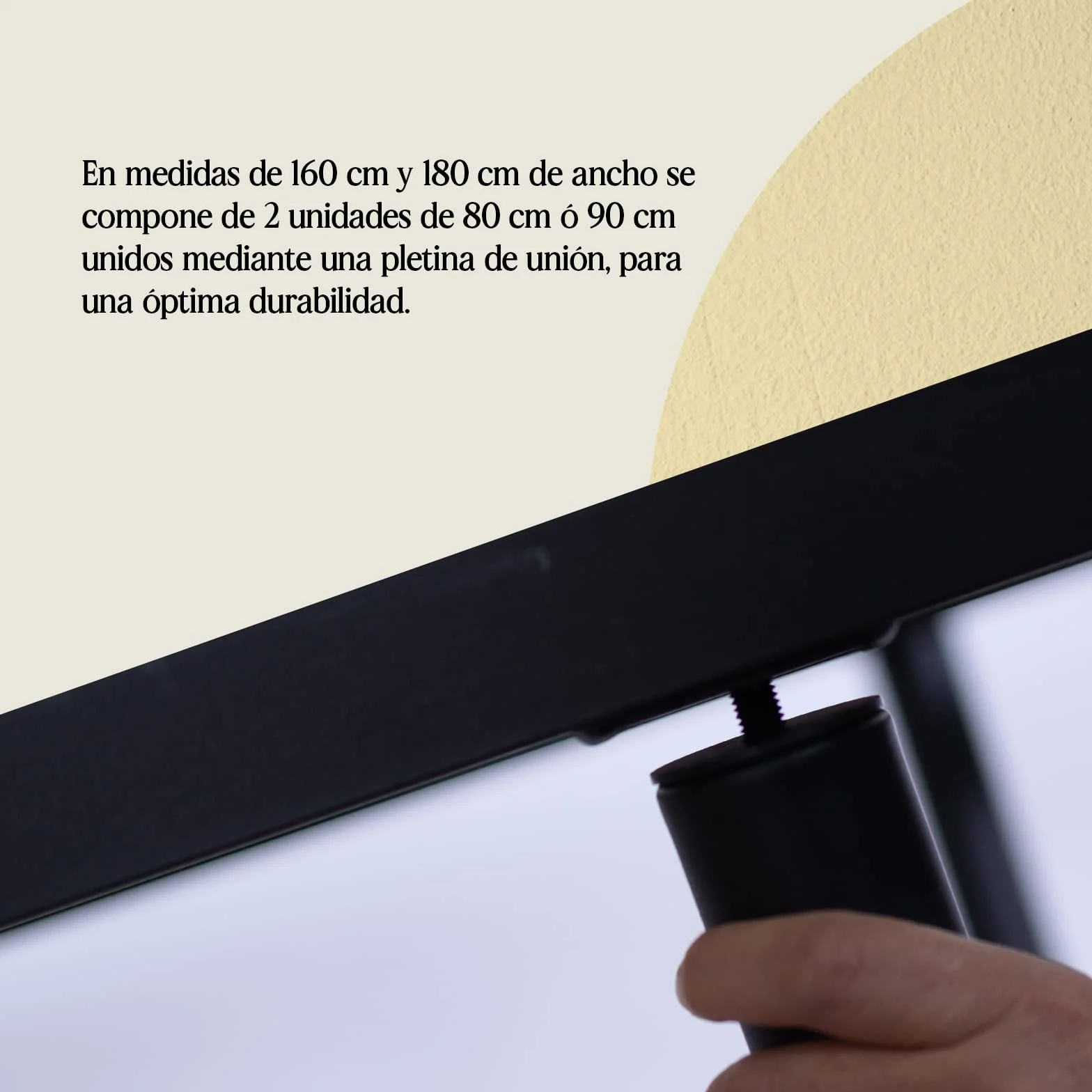 MUEBLIX.COM | Somier Lama Ancha para Cama 105 x 190 cm | Somier con 4 Patas | Láminas Madera de Chopo de 17 cm y Estructura de Tubos de Acero | Útil para Camas Nido o Camas Individuales