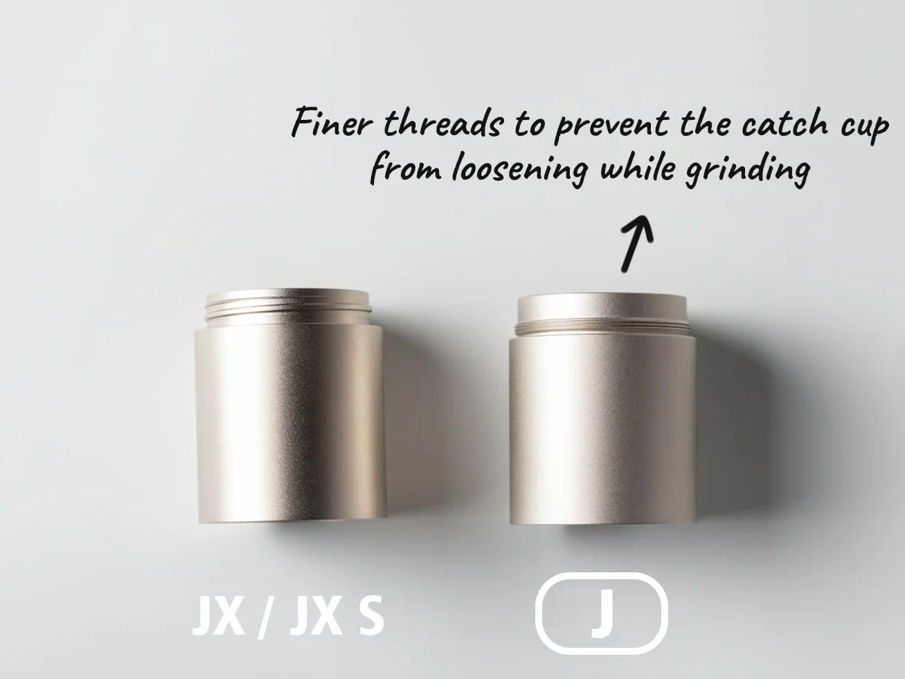 1Zpresso J - Molinillo de café manual plateado con montaje de rebaba cónica de acero inoxidable, ajuste interno numérico ajustable para verter sobre prensa francesa cerveza fría.