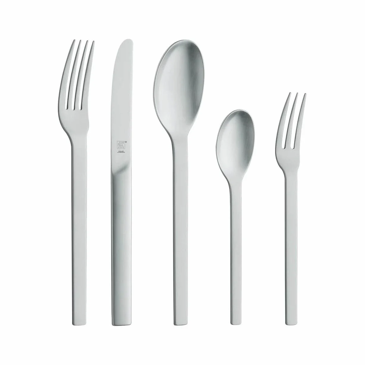 ZWILLING Juego de Cubiertos MINIMALE, Acero Inoxidable, 60 Piezas, para 12 Personas, Acabado Metálico Brillante, Apto para Lavavajillas