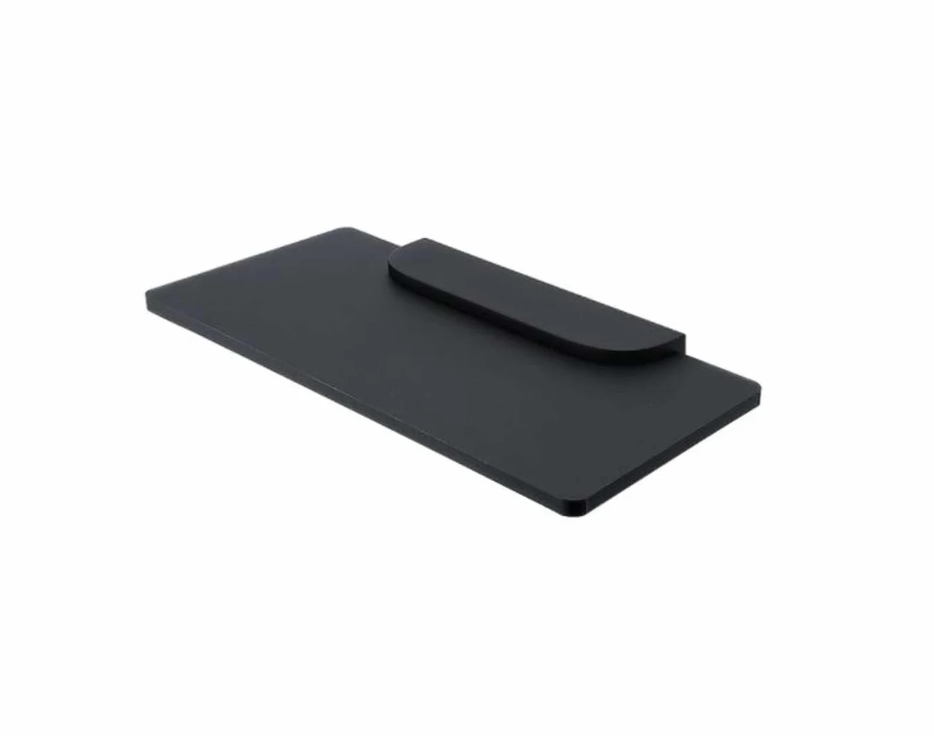 NIMCO NIKAU Premium - Estantería de ducha de cristal mate negro resistente a la oxidación - Diseño elegante