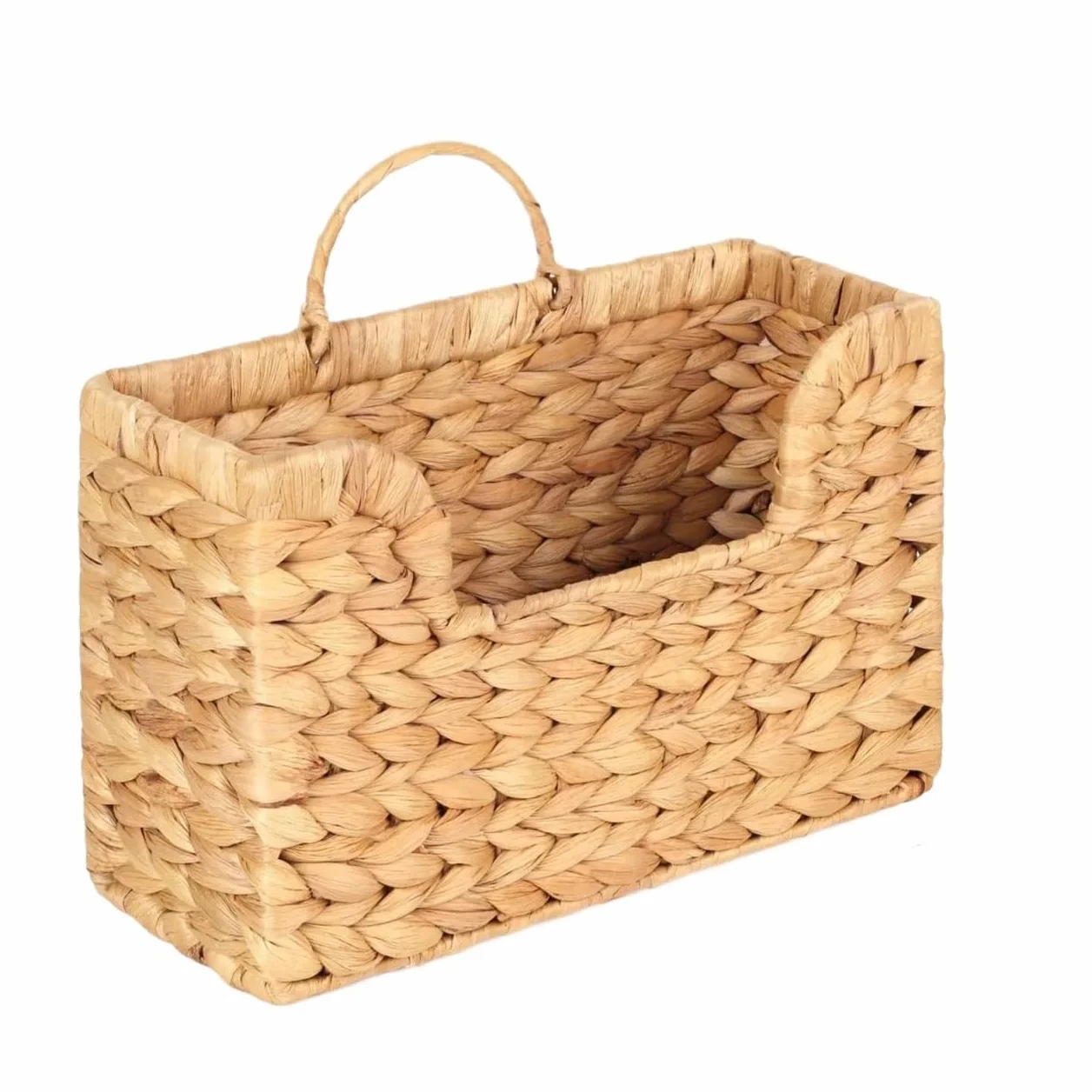 Cesta de almacenamiento for colgar en la pared, tejido vid calabaza, revistero ratán, decoración del hogar for sala estar y dormitorio Para Hogar