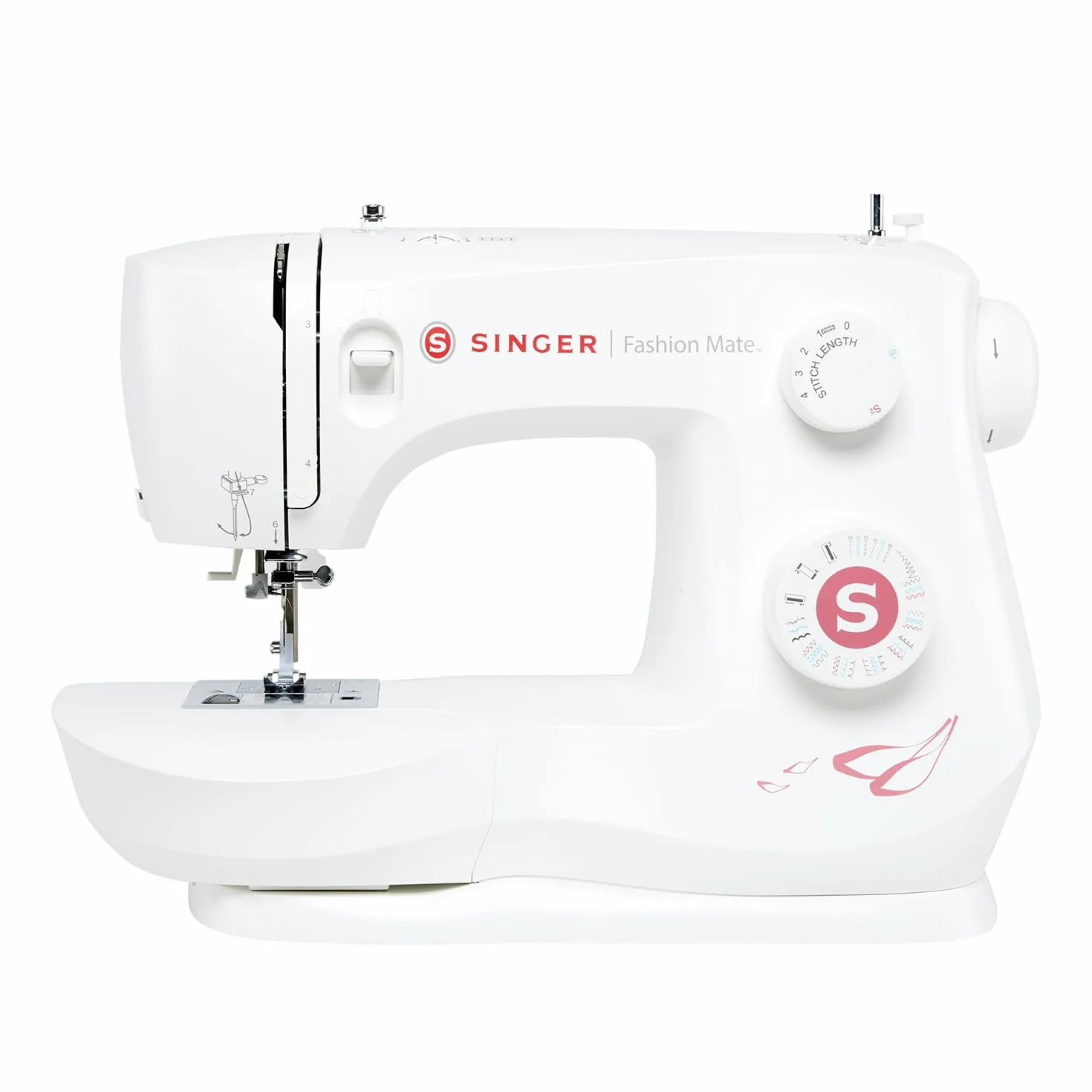 SINGER Fashion Mate - Máquina de coser (Blanco, Máquina de coser automática, Costura, Paso 4, Variable, palanca, Giratorio)