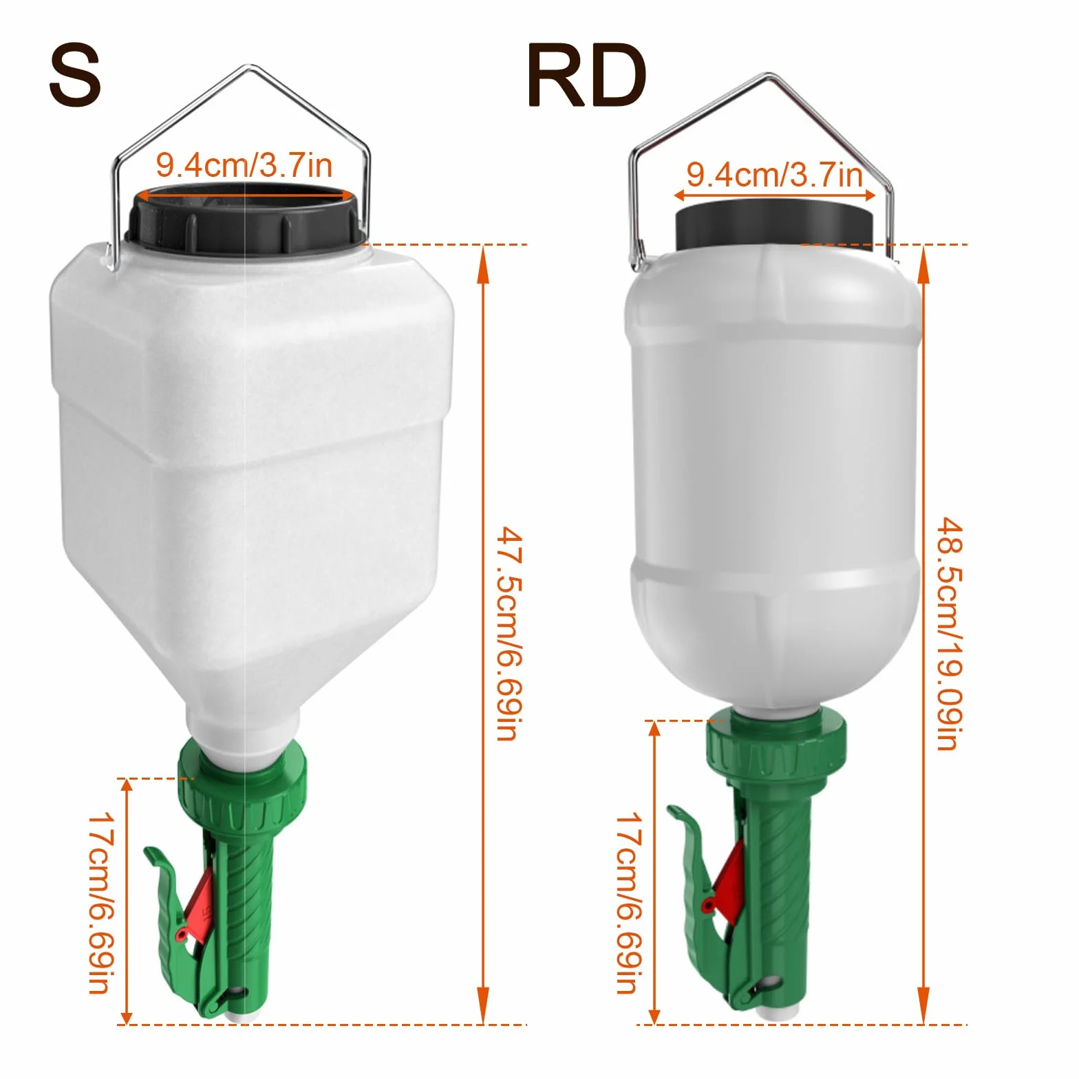 Dispensador de salsa de gran capacidad, para colgar ensaladas, aderezo, condimentos, para restaurantes ocupados, salsa duradera