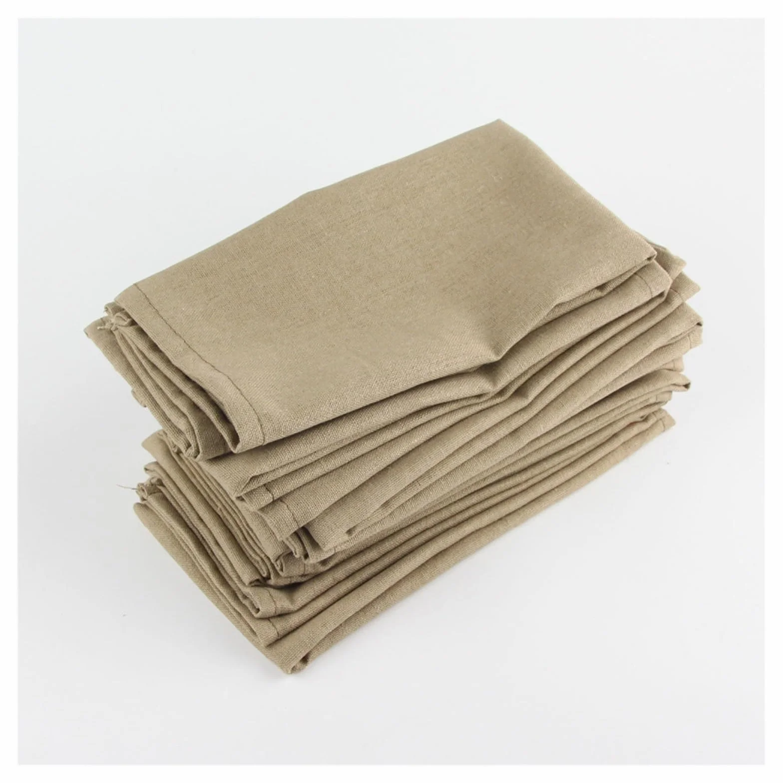 Servilletas de Tela Conjunto de 12 PCS Napkins de tela 40x40cm Lino de algodón Servilletas Placemat Mesa de comedor suave Mesa de comedor Mat Niños Tela de servilleta Servilletas de Mesa ( Color : 12C