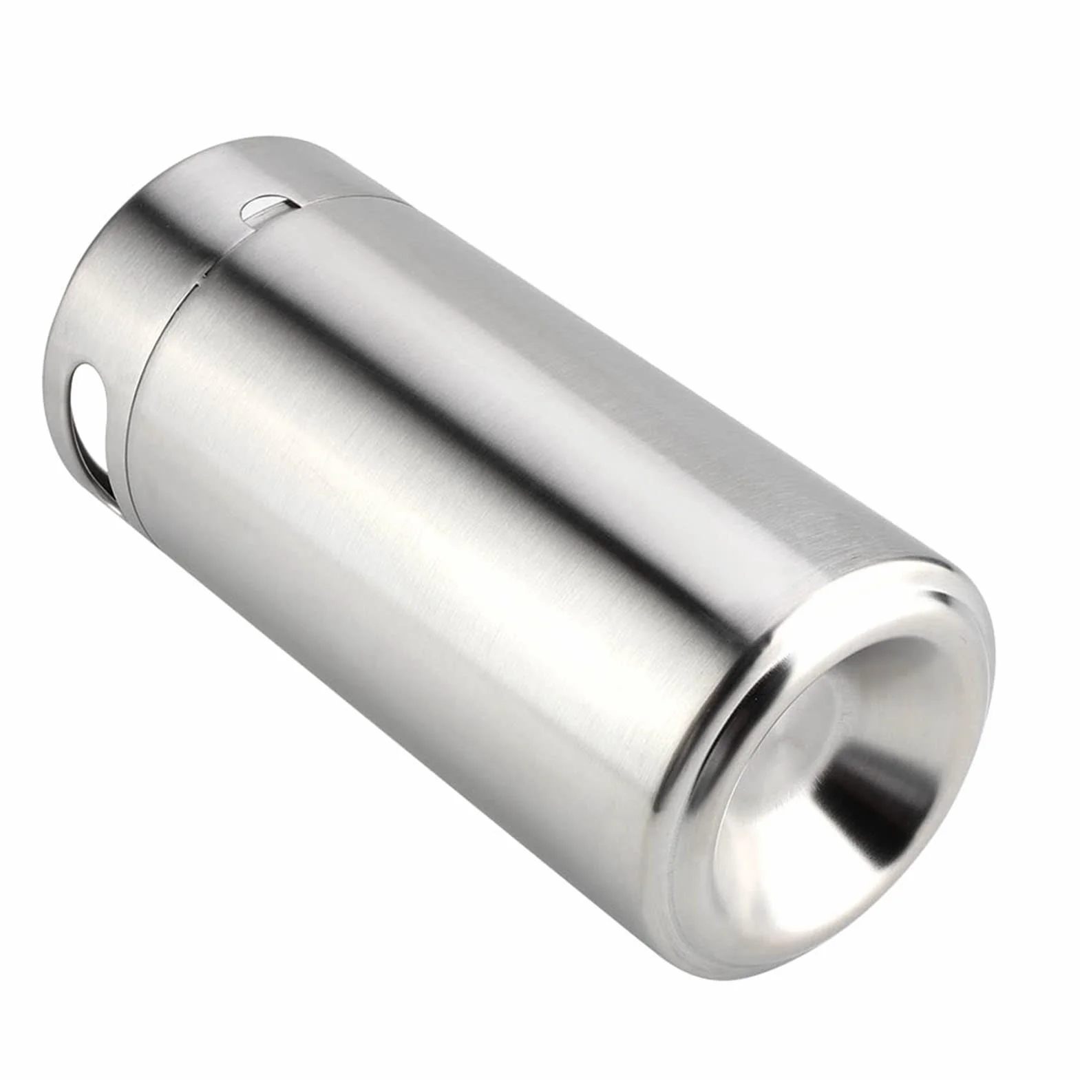 Barril de Cerveza Mini de 4L, Keg de Acero Inoxidable con Tapa Espiral, para Elaboración Casera y Uso Exterior