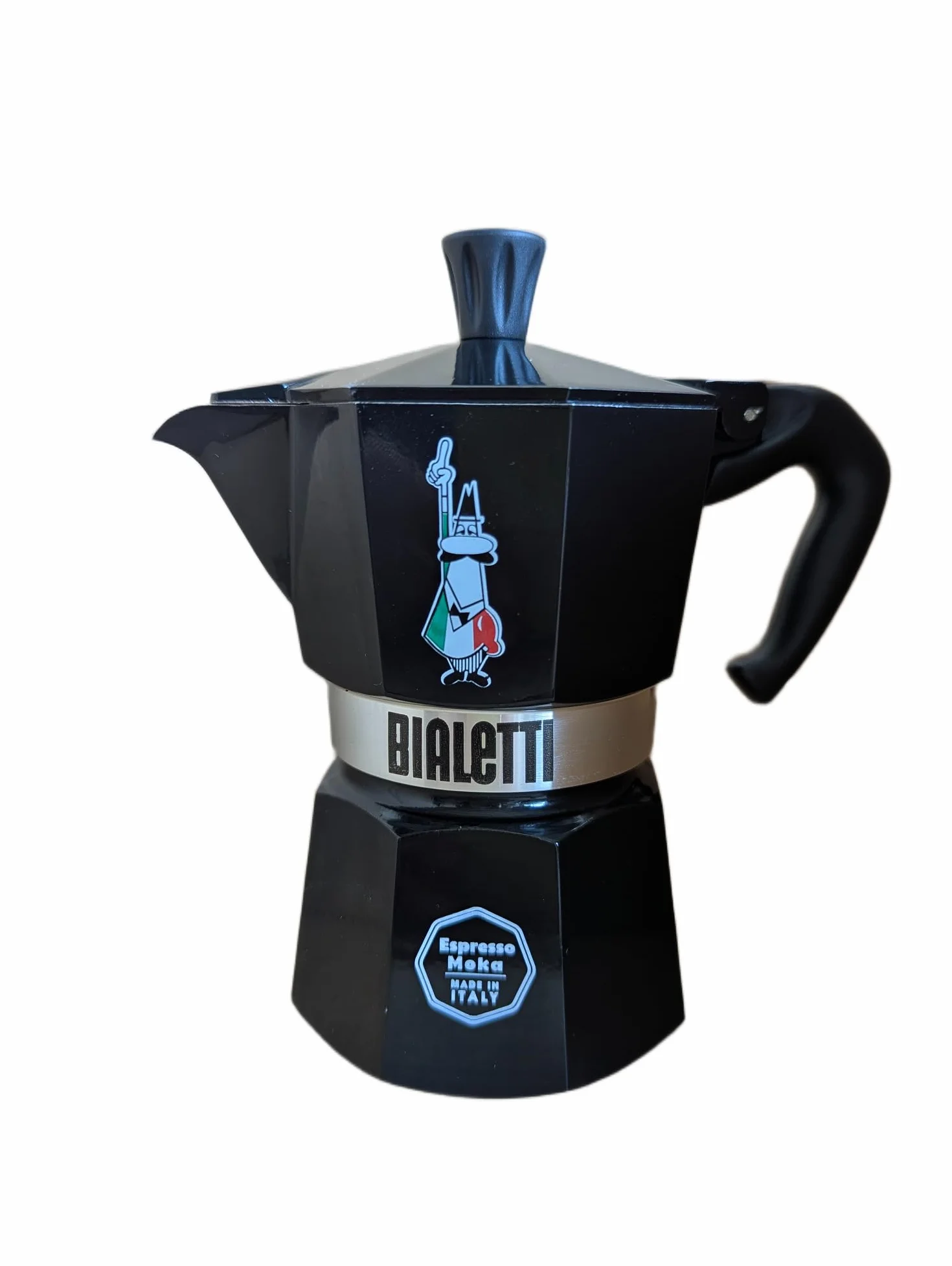 Bialetti Moka Express Omino Icona Limited Edition (negro, 1 taza)