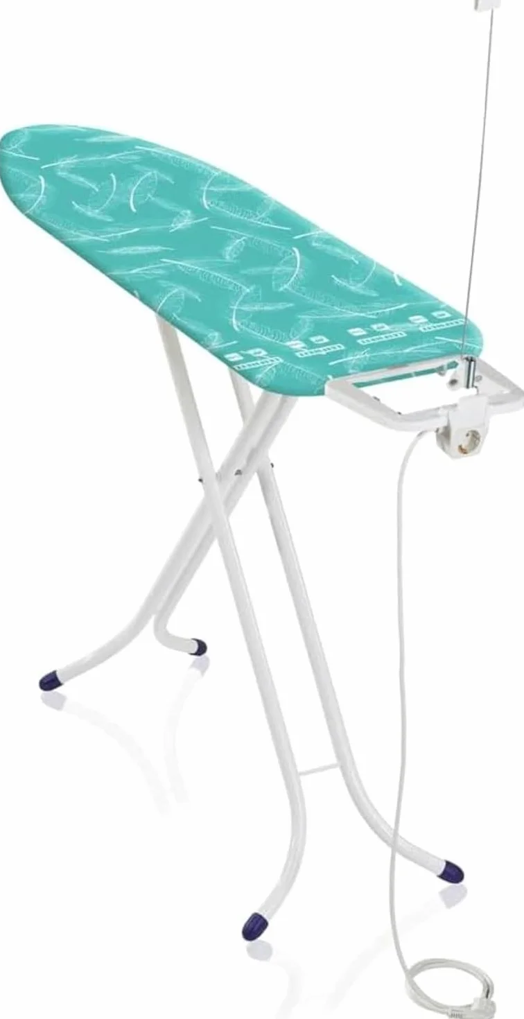 Leifheit Tabla de planchar plegable Air Board M Compact Plus para planchas de vapor, mesa de planchar ultraligera, tabla de planchado en menos tiempo