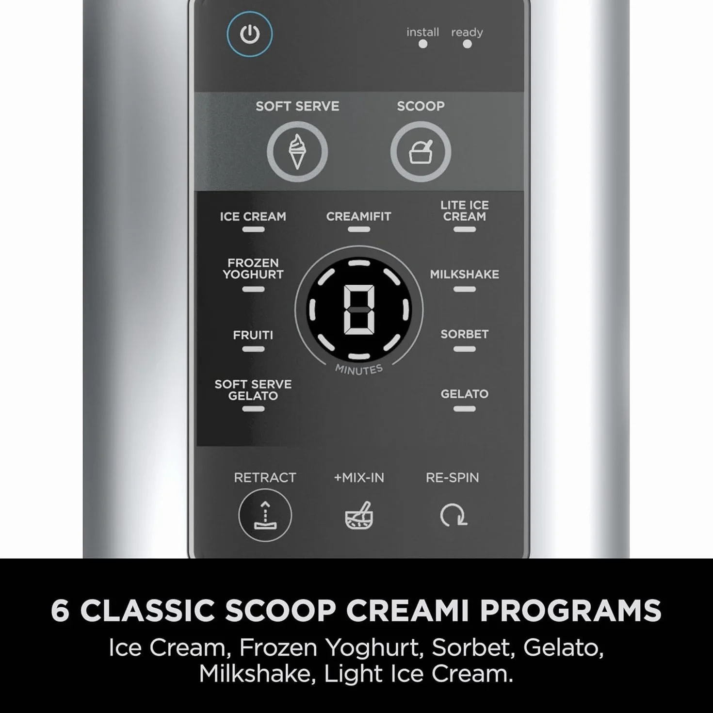 Ninja Swirl by CREAMi - Máquina para servir y helados con 2 recipientes, 13 funciones, hace helado, servicio suave, helado, sorbete, batidos y más, opción de mezcla, plata platino, NC701UK