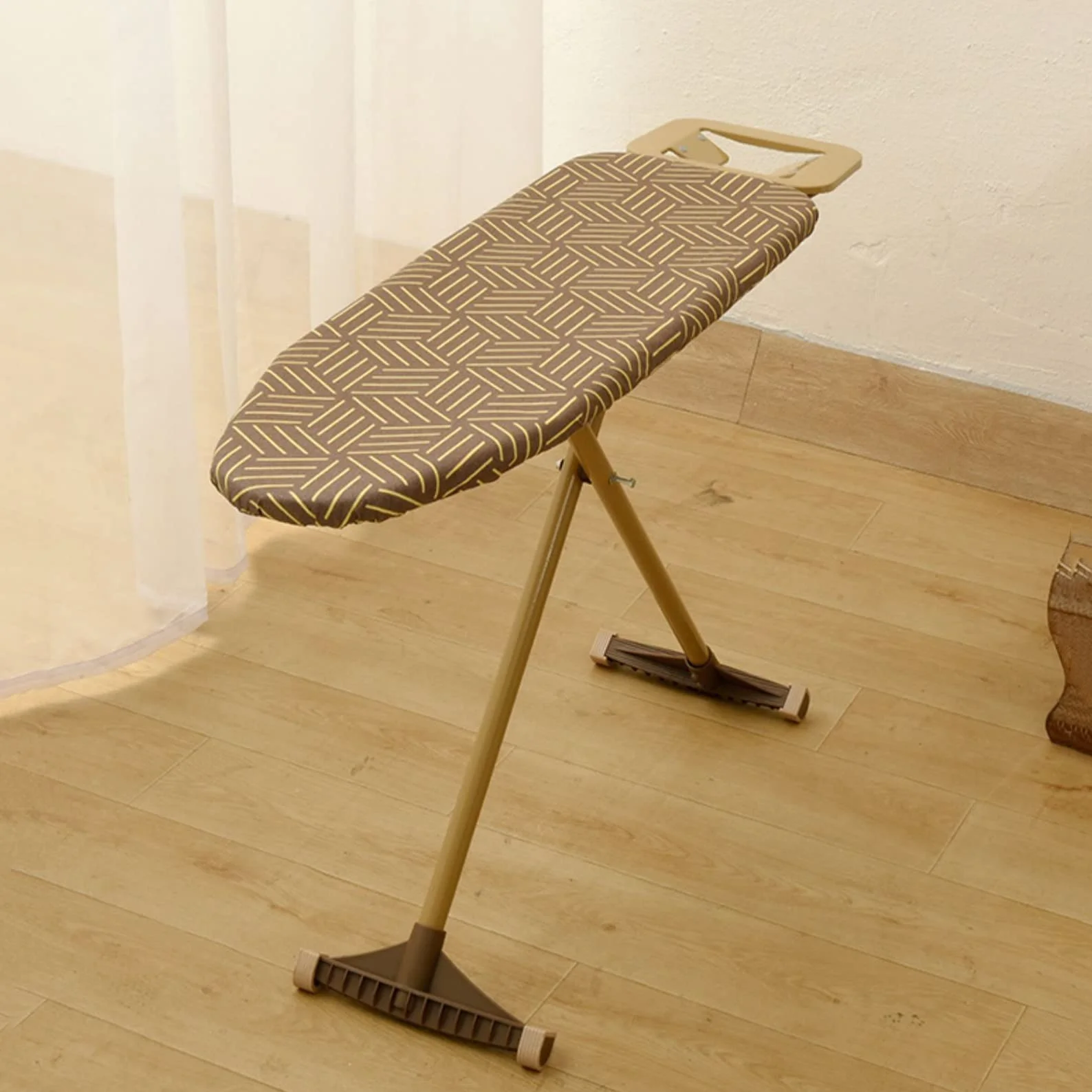 Tabla de Planchar Grande Plegable , Superficie De Planchado Extra Grande,Soporte Para Centros De Planchado,7 Altura Regulable,Patas Extragruesas Con Patas Antideslizantes, Estable Y Robusta ( Color :