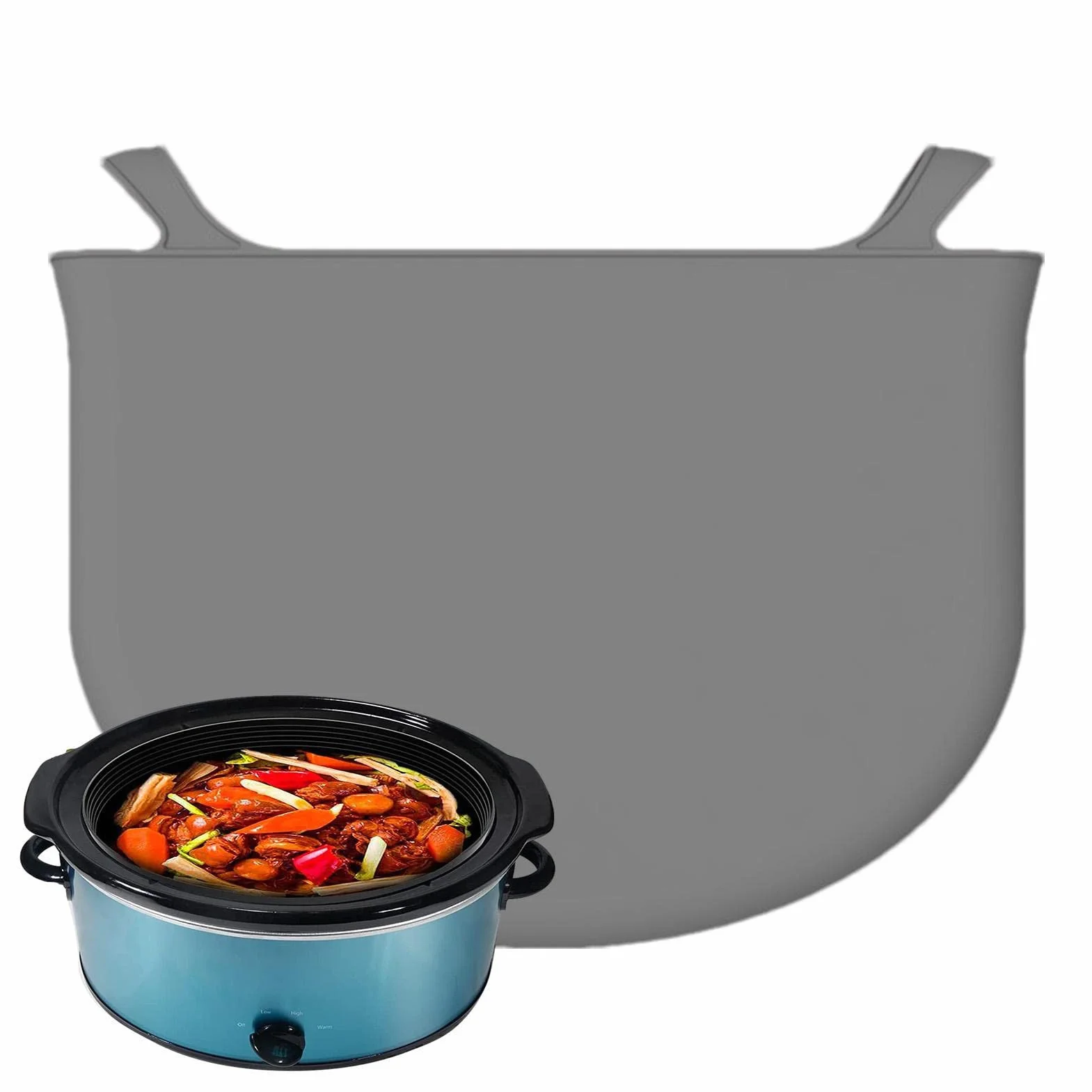 4 plantillas para ollas cocina de silicona antifugas reutilizables calidad alimentaria 6-7QT