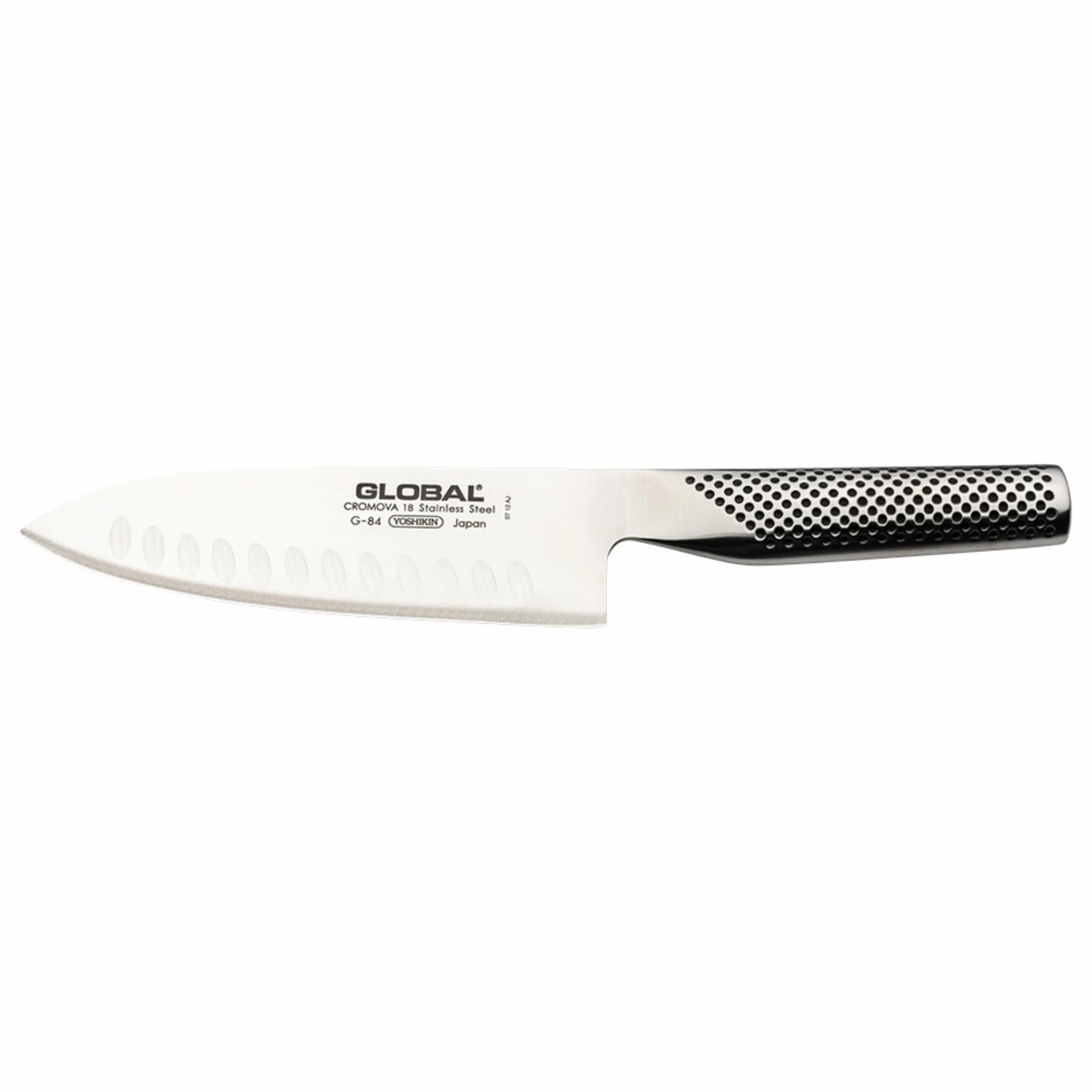 G-84 Cuchillo Santoku alveolado hoja 16 cm