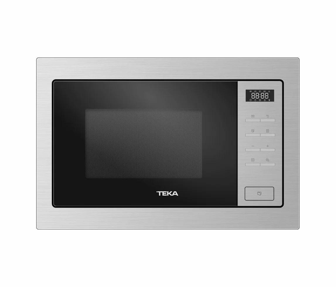 TEKA Microondas Integrable con Grill, Acero Inoxidable Antihuellas, Capacidad 25 L, 5 Niveles de Potencia, 1450 W, 1000 W Quartz Grill, 10 Menús de Acceso Directo, Modelo MSEG 825 FI SS