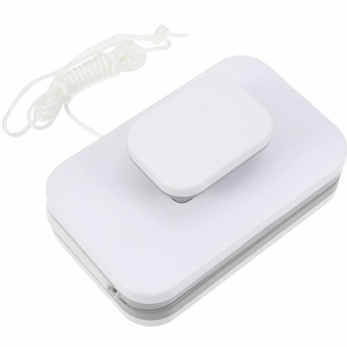 Abaodam Limpiacristales Magnético Doble Cara con Cepillo Microfibra para Ventanas de Gran Altura y Uso Doméstico Diseño con Imán Potente y Seguro