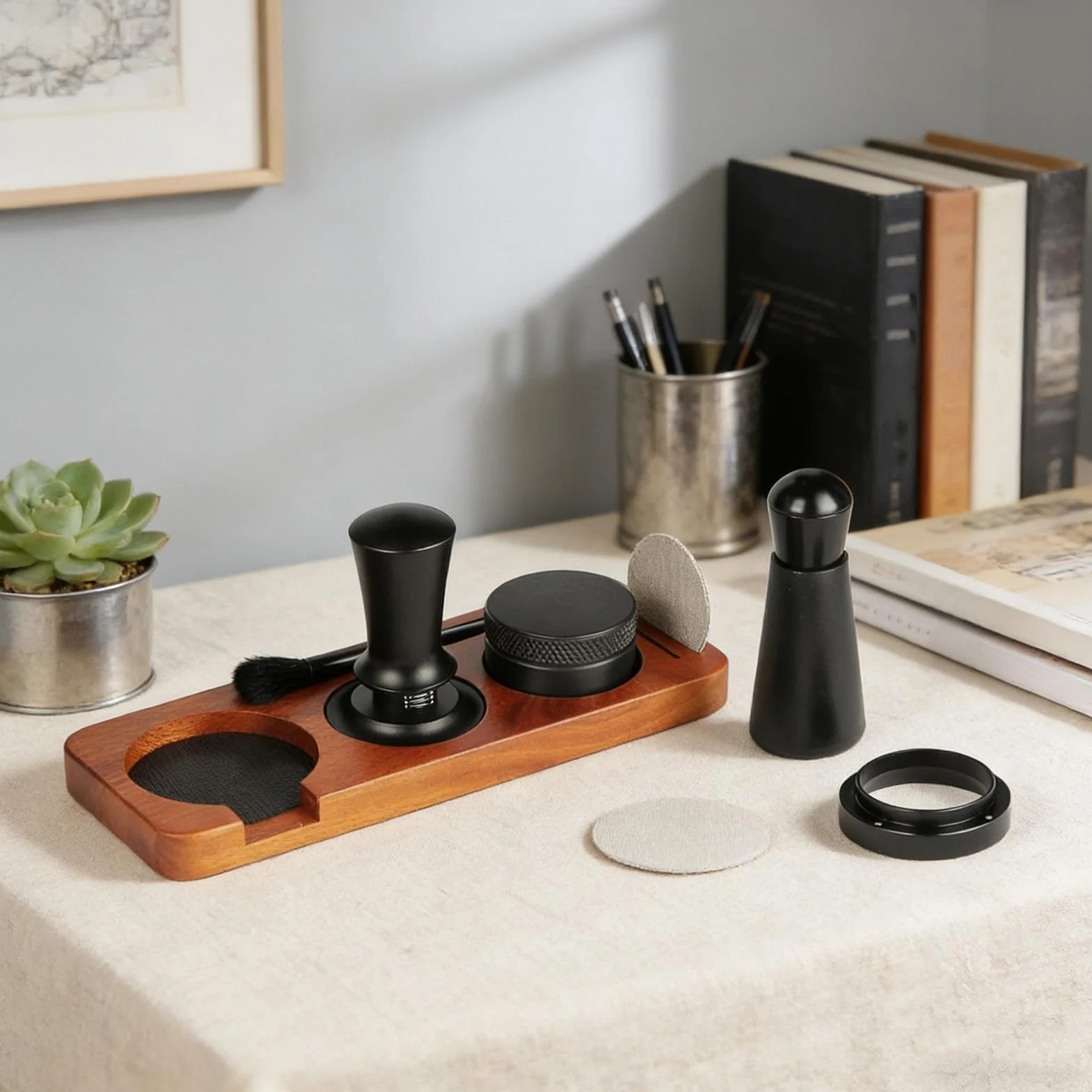Accesorios para Café Utensilio de para Cocina | Estación de Prensa para Café Para Tienda Bar Cocina Apartamento Cafetería y Entusiastas del Hogar Principiantes
