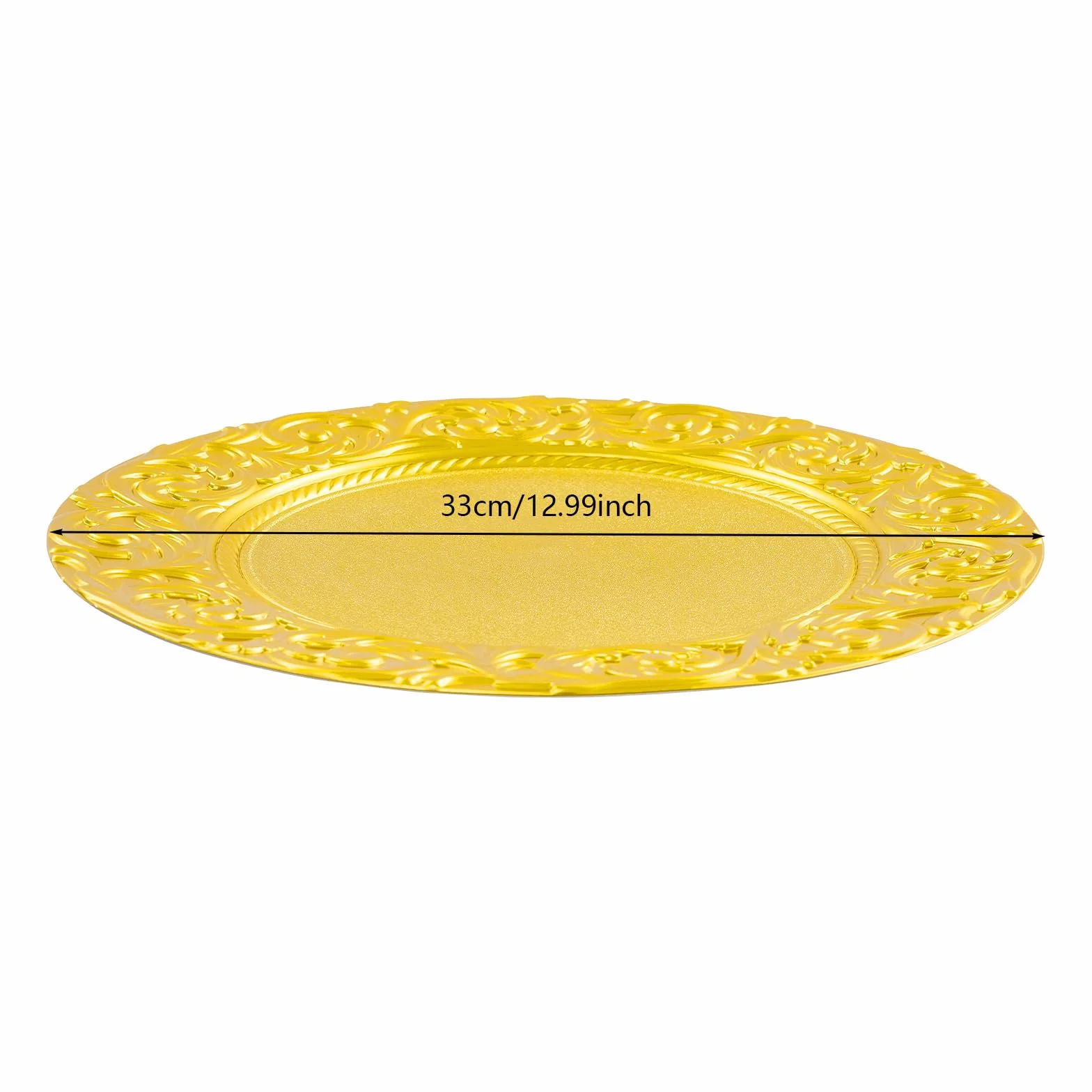 Juego de vajilla de 24 piezas, servicio duradero para 6 personas, juego de cubertería de diseño vintage para fiestas, camping, cocina, hotel (dorado)