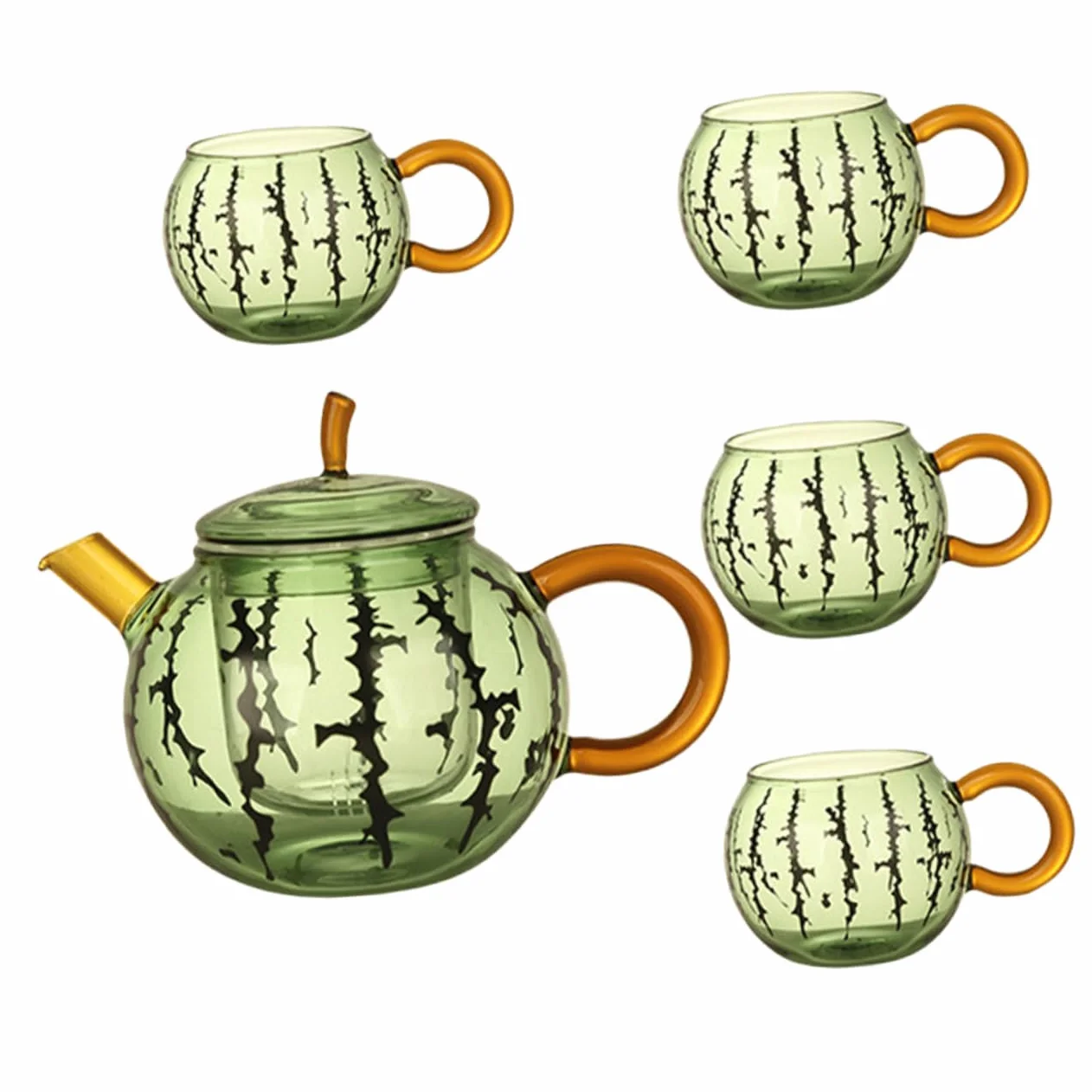 ABOOFAN Tetera De Vidrio Resistente Al Calor Pequeña Con Infusor Para Té Suelto Taza Incluida