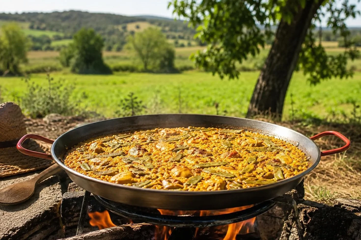 GARCIMA - Paellera Valenciana Esmalte50R Garcima 90 Cm