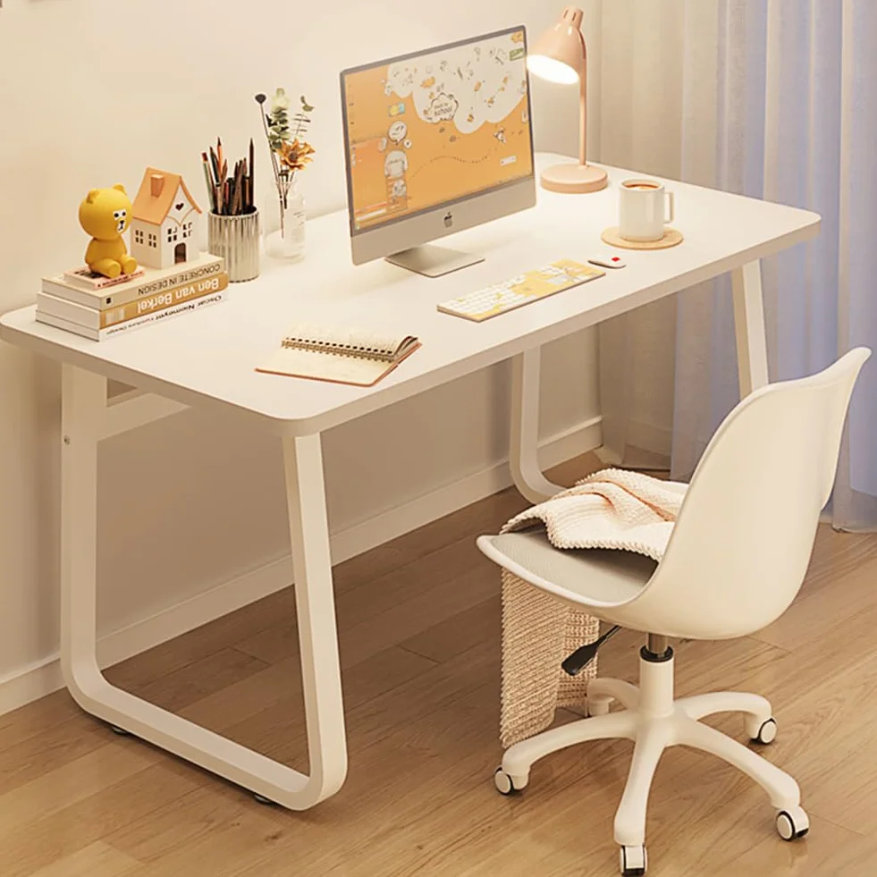 Escritorio Ordenador, Mesa Escritura Estilo Minimalista, Oficina Hogar Moderno para Dormitorio