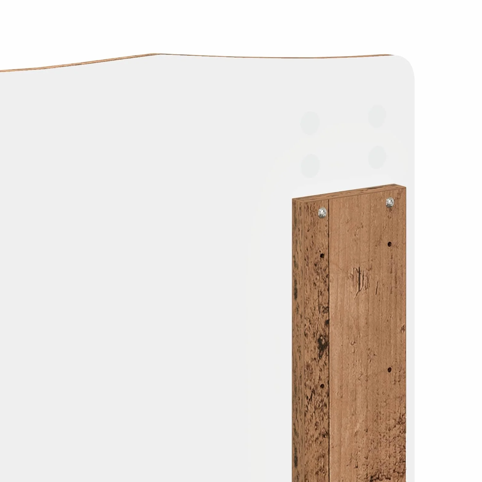 vidaXL Estructura de Cama con cabecera Madera Vieja 140 x 190 cm