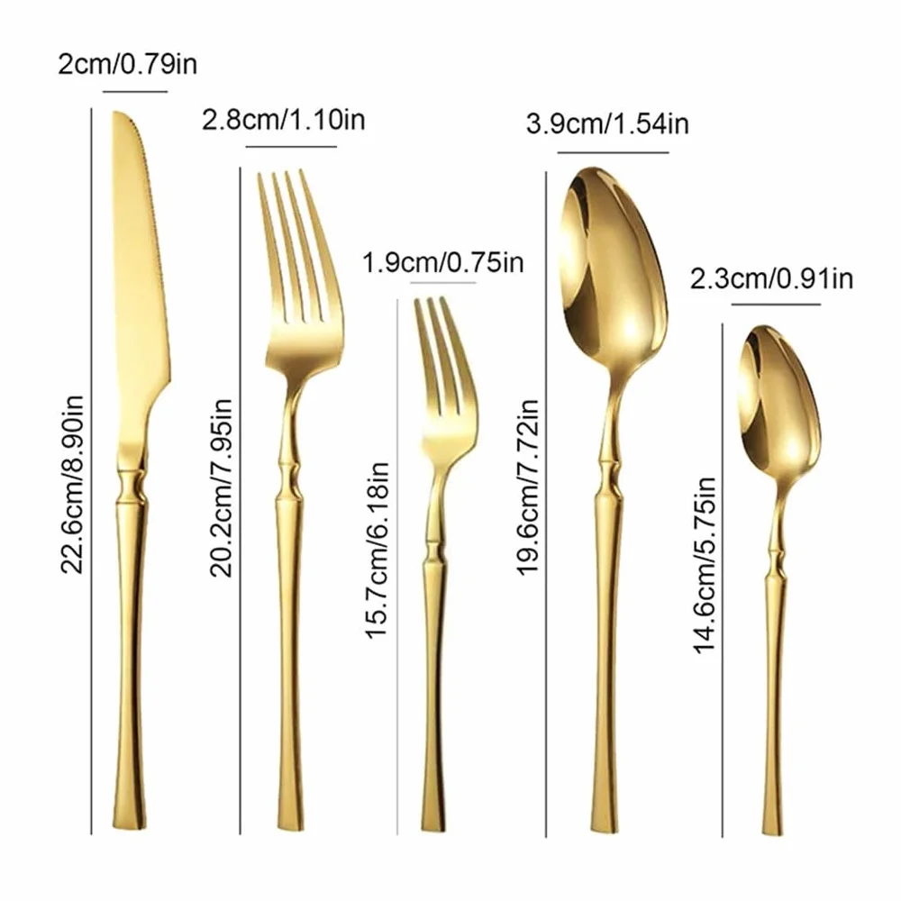 Vajilla De Acero Inoxidable De 30 Uds., Juego De Cuchillo Para Carne Y Tenedor, Cuchara Para Postre, Restaurante De Banquetes De Hotel