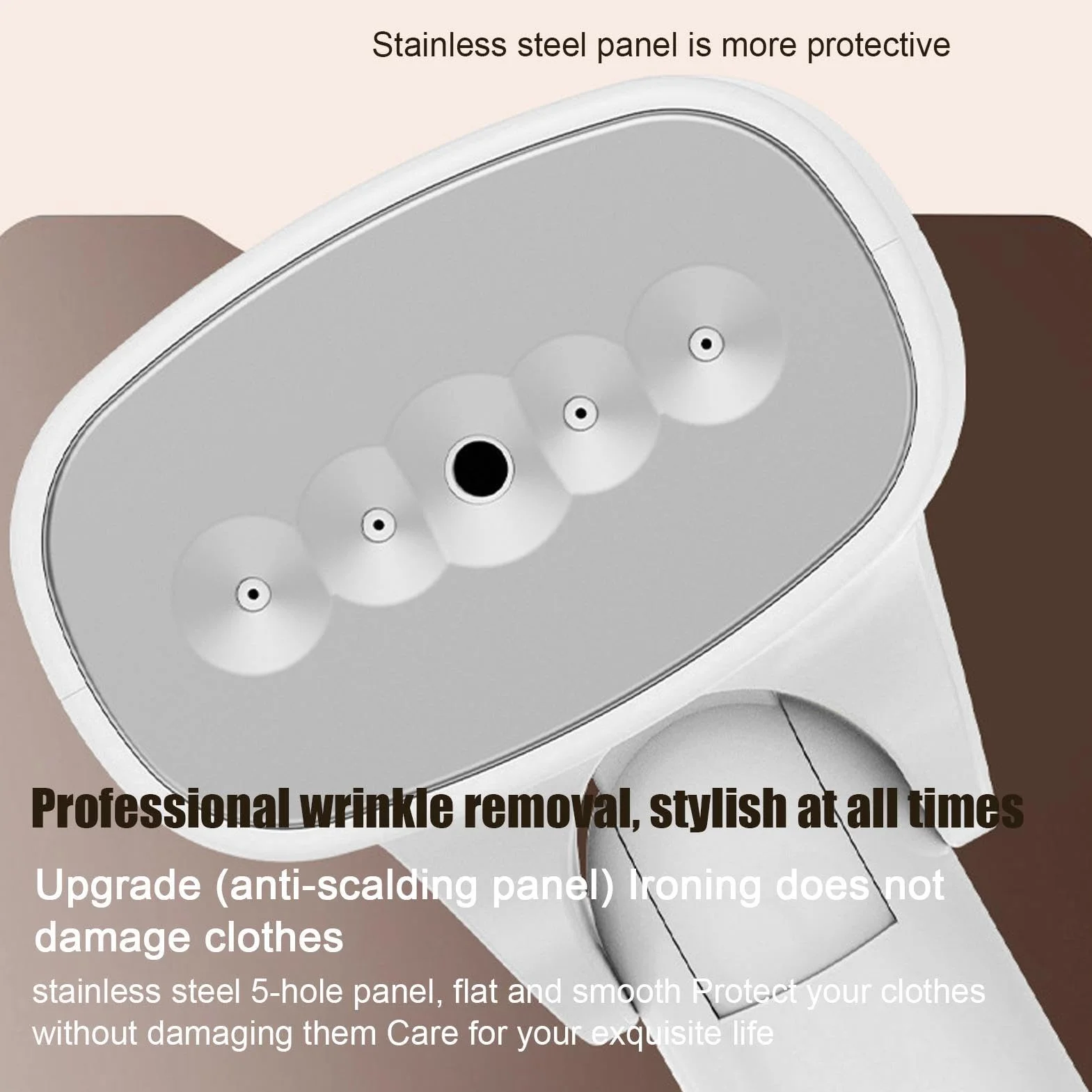 Plancha De Vapor Para Viaje 1300W Plegable Antifugas Prensa De Tela | Plancha Manual Para Ropa Para Hogar, Cama, Armario, Viaje, Ropa, Camisas, Sábanas, Edredón, Dormitorio, Salón,
