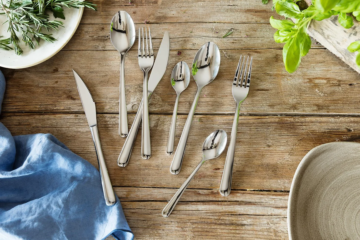 BRA Tívoli | Set de cubiertos 24 piezas con cuchillo chuletero