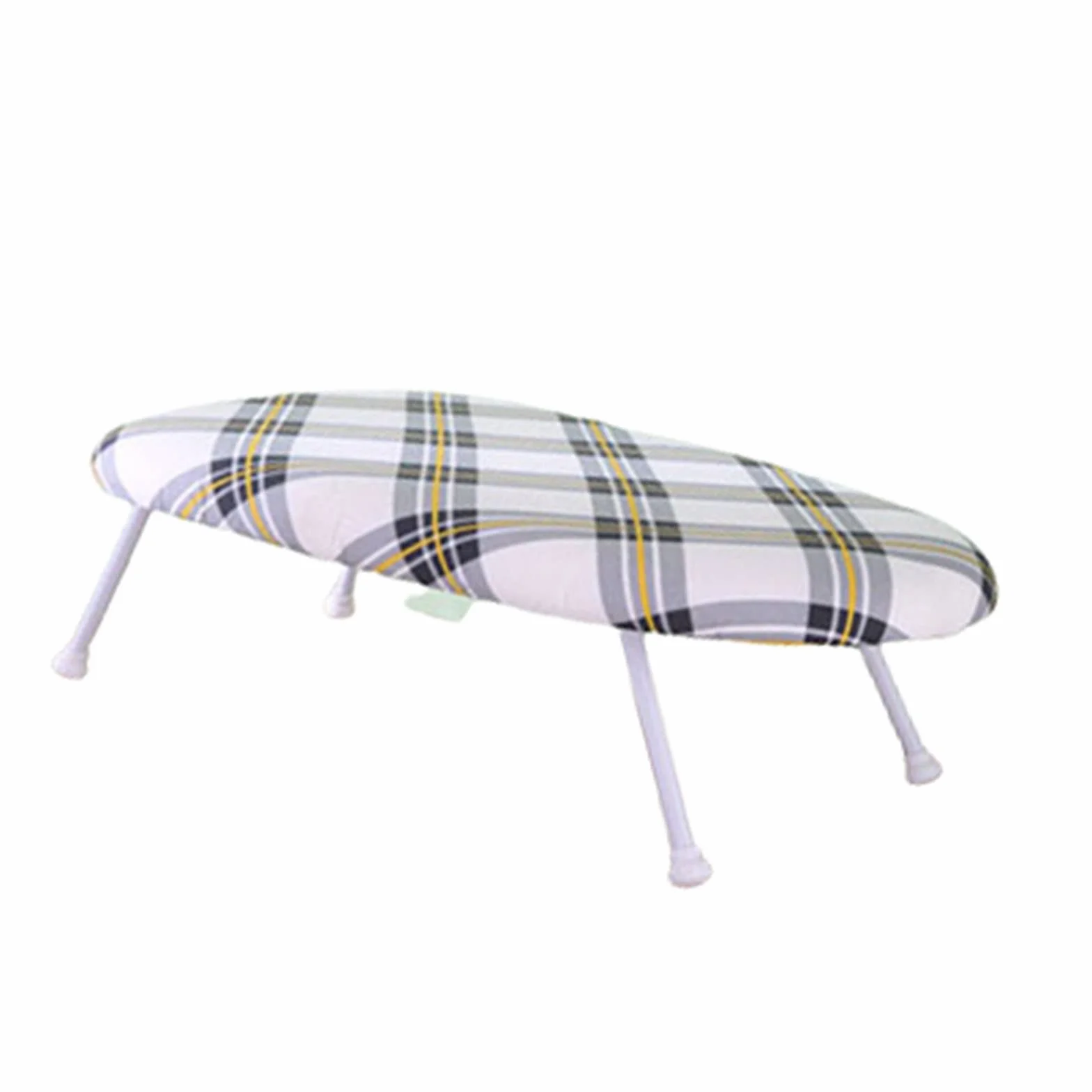 Tabla De Planchar Plegable para Centro De Planchado Sobremesa Mediana Plegable Fácil Almacenamiento Soporte Estable De Cuatro Esquinas (White,61.5x37x18.5cm)