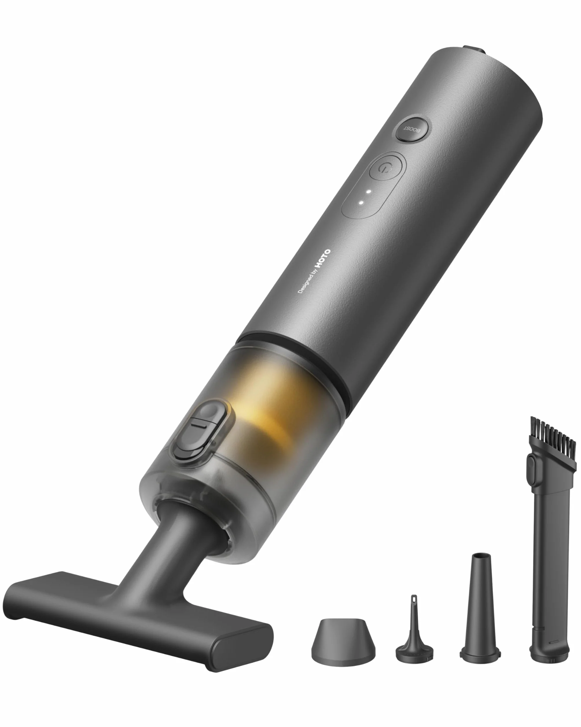 HOTO Aspirador de Mano para Coche, Aspirador Portátil Potente, Mini Aspiradora sin Cable, Alta Potencia de succión 20000 Pa, 4 en 1 Aspiradora Pequeña para Coche, Computadora,Pelo de Mascotas, Hogar