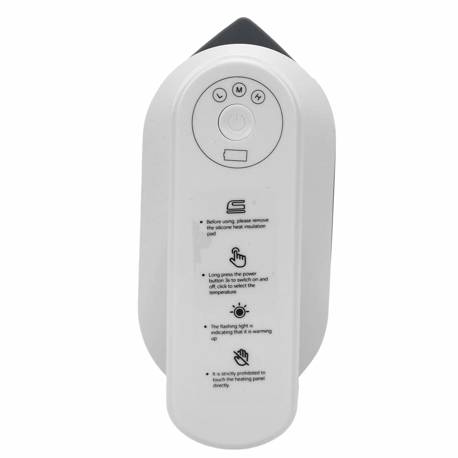 POENVFPO Plancha eléctrica inalámbrica, plancha de viaje portátil con 3 ajustes de temperatura, calentamiento rápido en 30 segundos, batería de 5000 mAh para una rápida eliminación de arrugas