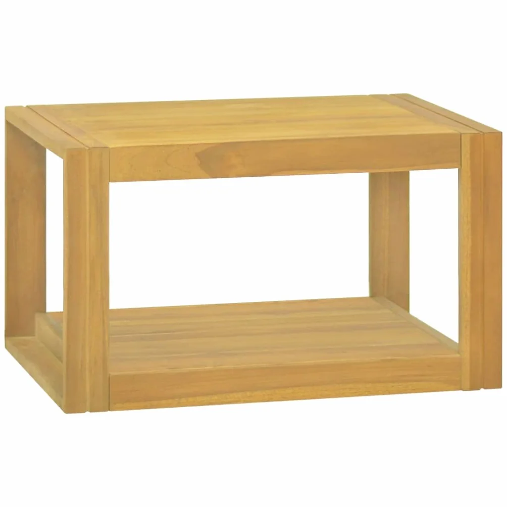 vidaXL Armario de Baño de Pared Unidad Tocador Almacenamiento Mueble Ducha Aparador Estantería Organizador Interior Familia Madera Maciza de Teca