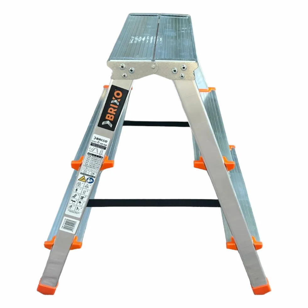 Taburete doméstico de aluminio con pies antideslizantes Tip Tap STEP-UP - 3 escalones
