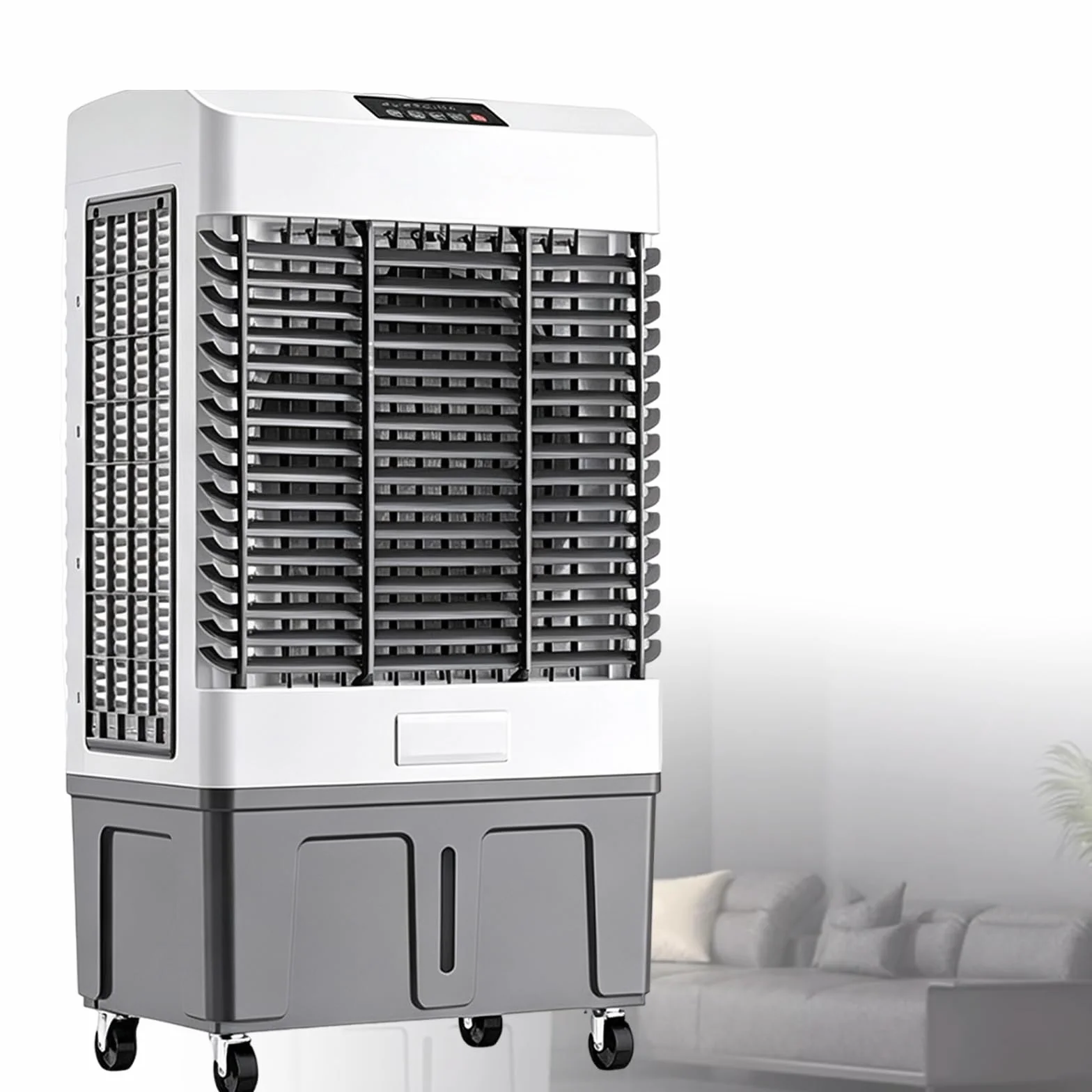 Enfriador De Aire Evaporativo 6.6M/S 30L | Depósito Grande De 30L, Flujo De Aire Ajustable Y Oscilación Automática Para Crear Un Ambiente Más Agradable En Verano