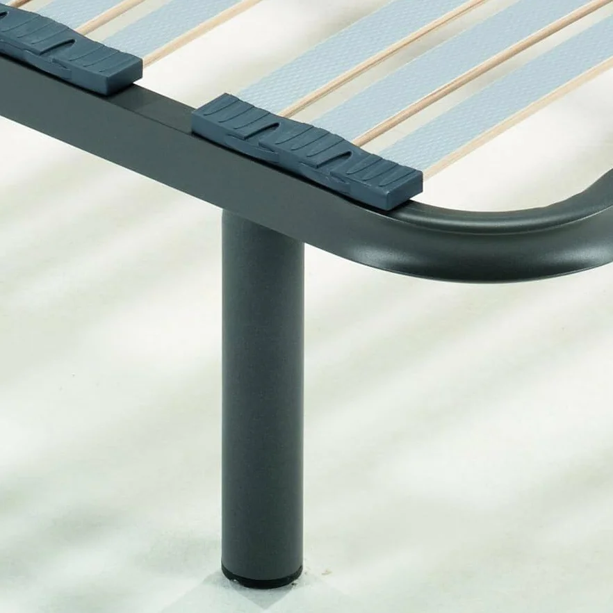 HOGAR24 ES - Somier Multiláminas con Reguladores Lumbares y Tacos Basculantes, 5 Patas Incluidas. Medida 135x190 cm
