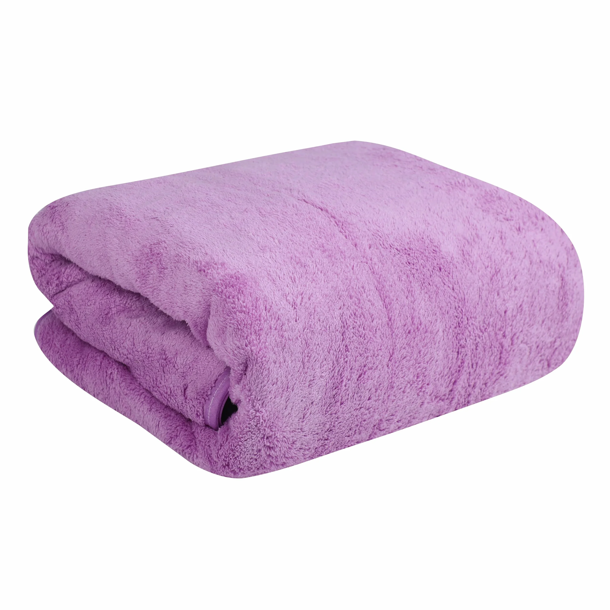 Fezora - Toalla de baño (500 g/m², extra suave y de secado rápido, alta absorción, tamaño grande, para el baño, 70 x 140 cm), color morado