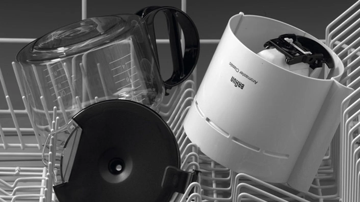 Braun KF 47/1 - Cafetera de goteo, 1000 W, 1.2 L, 20 dB, acero inoxidable, blanco