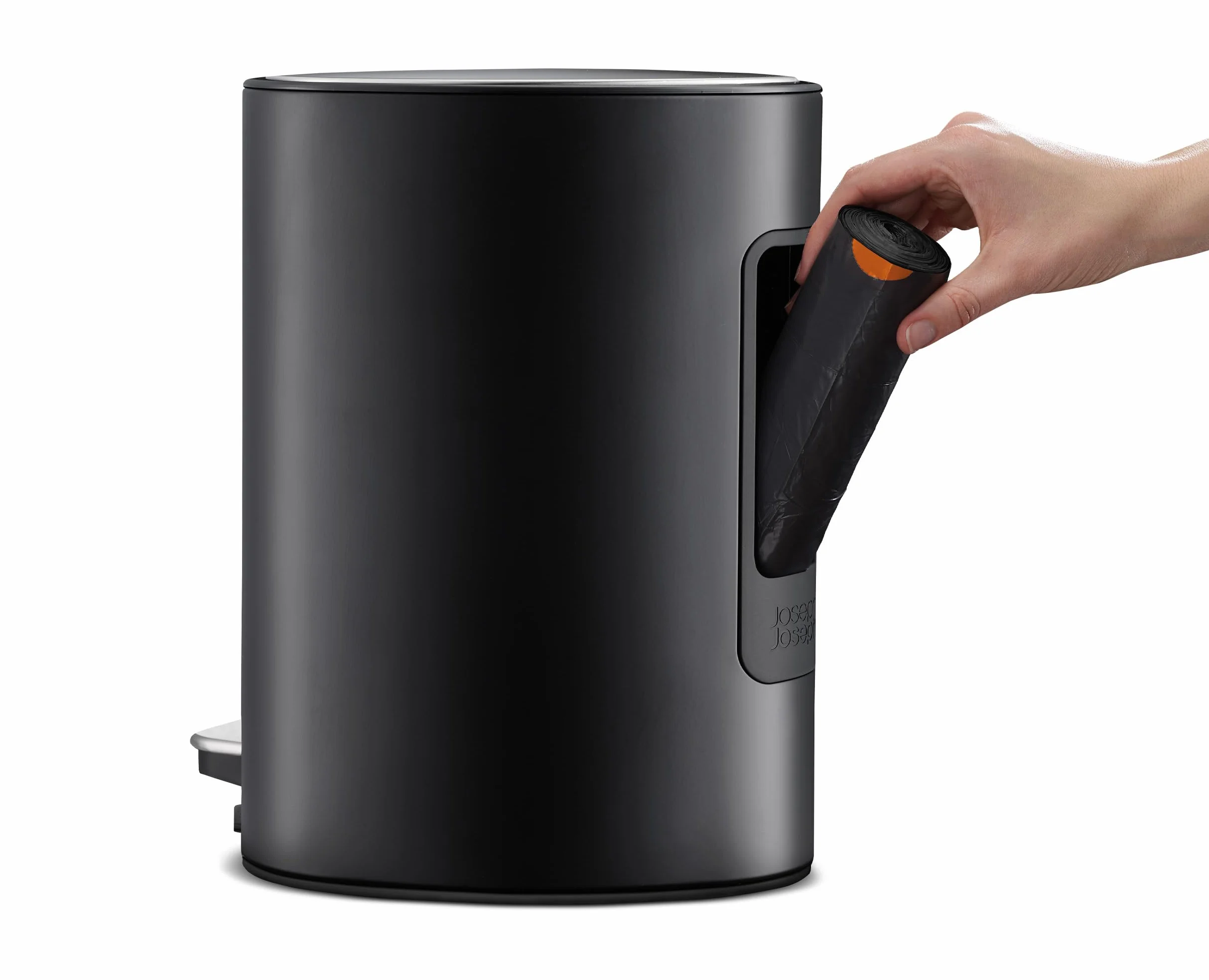 Joseph Joseph EasyStore Luxe Cubo de Basura Pequeno 5 litros Negro Mate