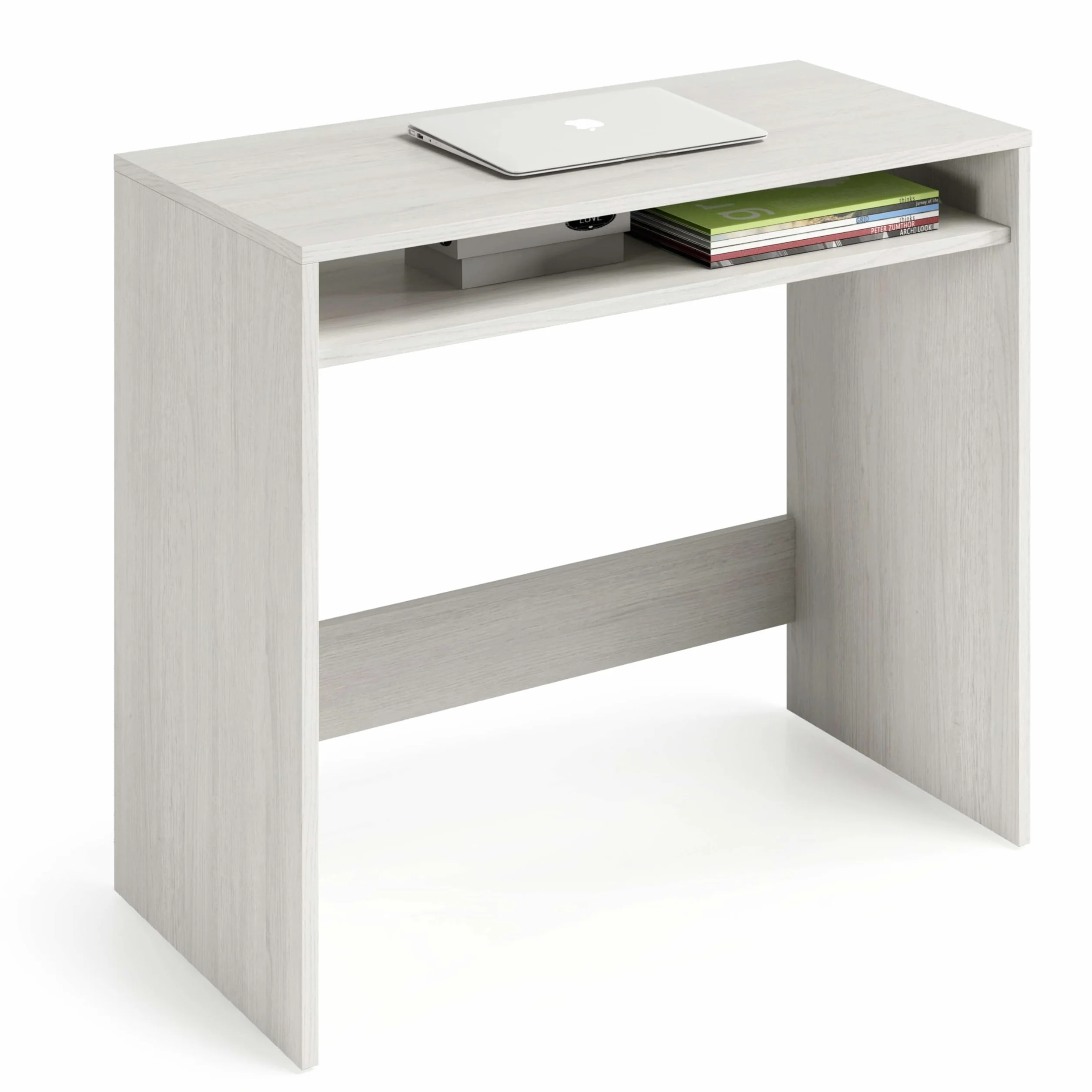 Miroytengo Escritorio Juvenil Dormitorio Nunu Estilo Contemporaneo Color Blanco Alpes 79 cm