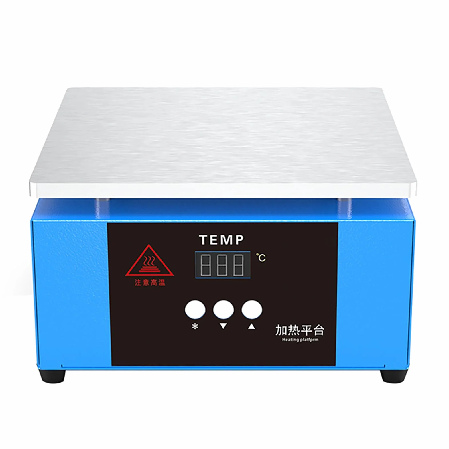 Mesa de calefacción de reparación LED, máquina de embalaje de celofán, sellador de película caliente para laboratorio, líquido, precalentamiento de moho, reparación de teléfonos