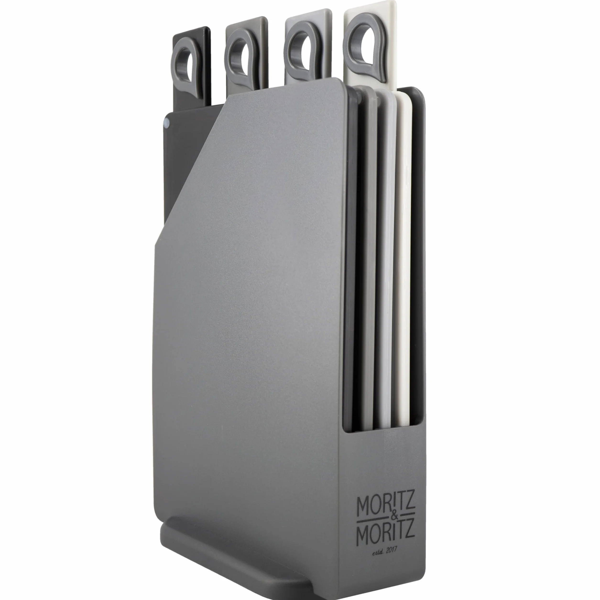 Moritz & Moritz 4x Tabla de Cortar Cocina 20,5 x 14,5 cm con Soporte Antideslizante