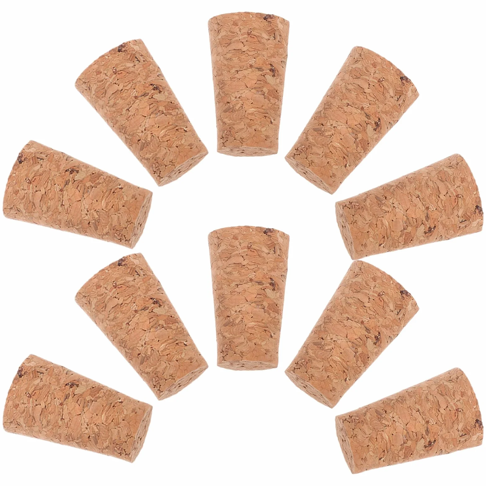 Tapones de Corcho Cónicos para Botella de Vino 100 Unidades Khaki | Tapones de Corcho para Botellas de Vino, Cierre Hermético, para Botellas de Vidrio