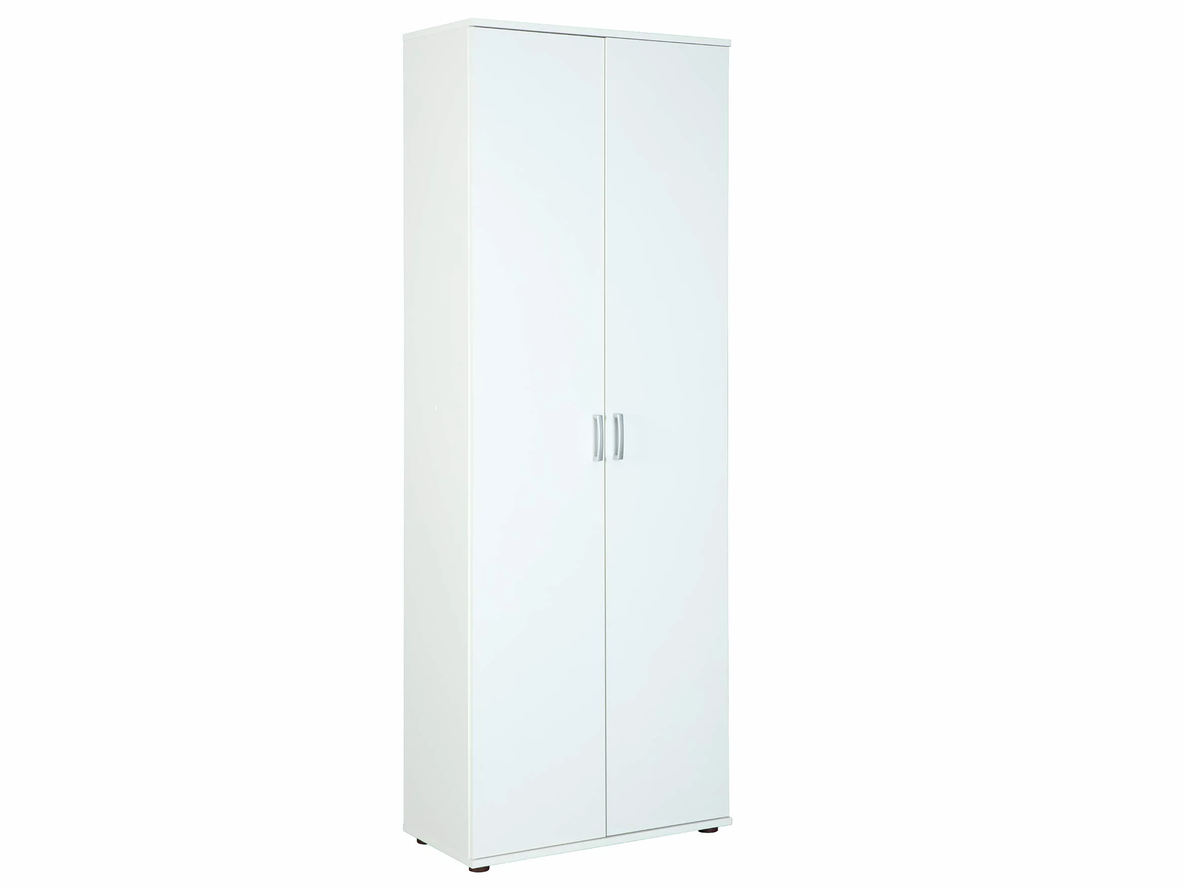 Inter Link - Armario multiusos - Armario de almacenaje - Armario multiusos - 2 puertas - Anchura:70cm - Profundidad: 34 cm - Altura: 190 cm - incl. 5 estantes - Melamina - Arconati - Blanco