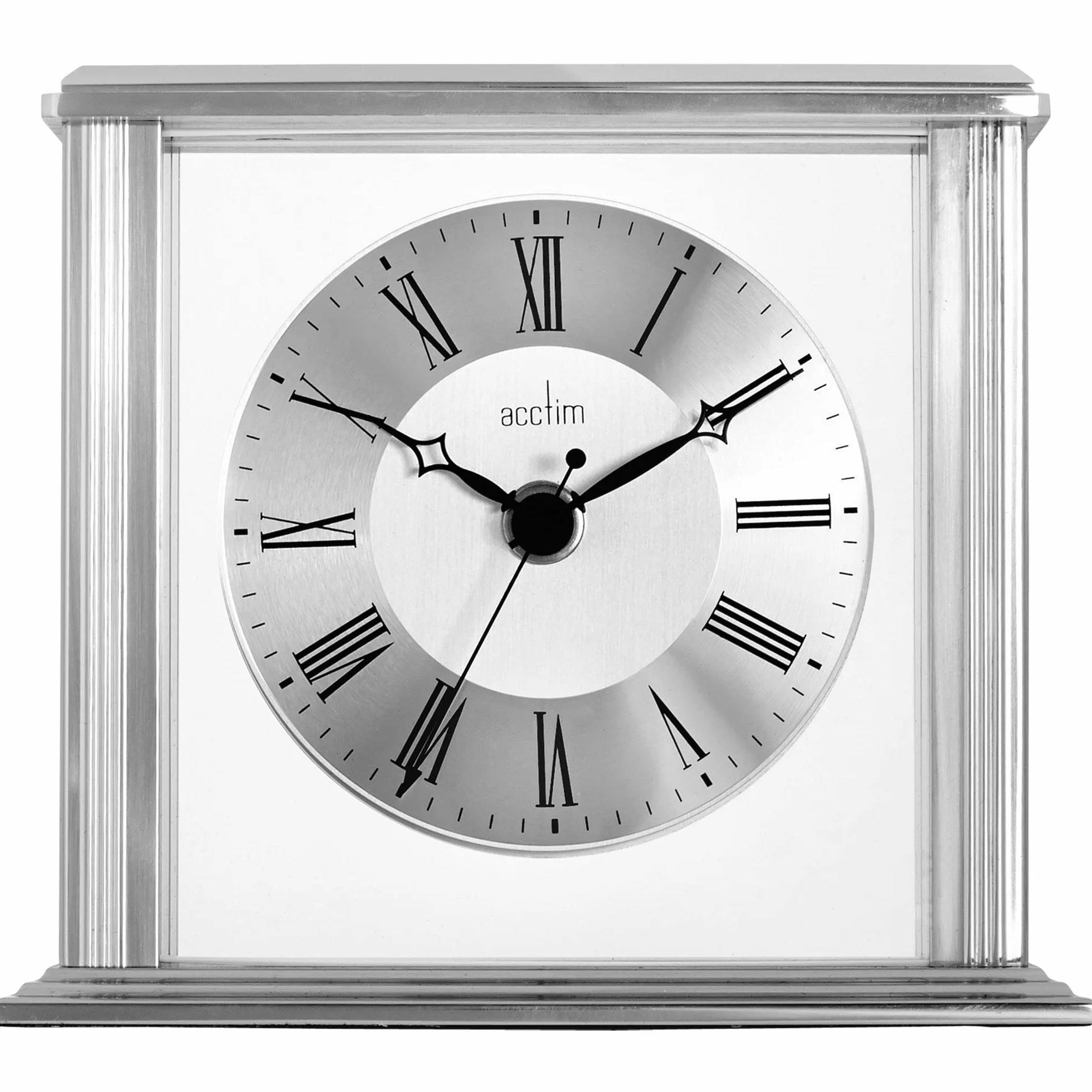Acctim 36247 Hamilton Reloj de Chimenea, Efecto Plateado
