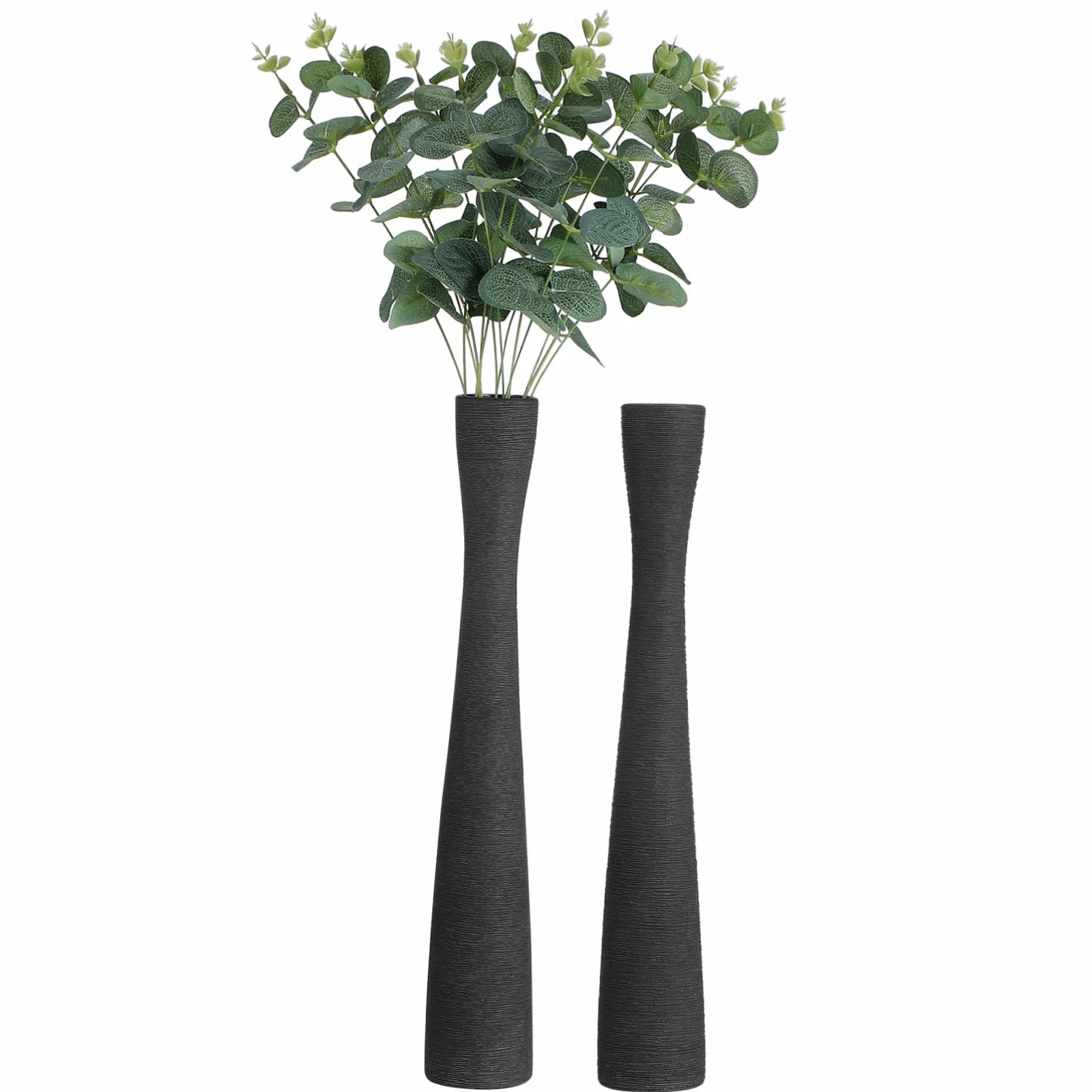 BESPORTBLE 2piezas Jarrones De Cerámica para Flores Decoración De Hogar Cuello Estrecho