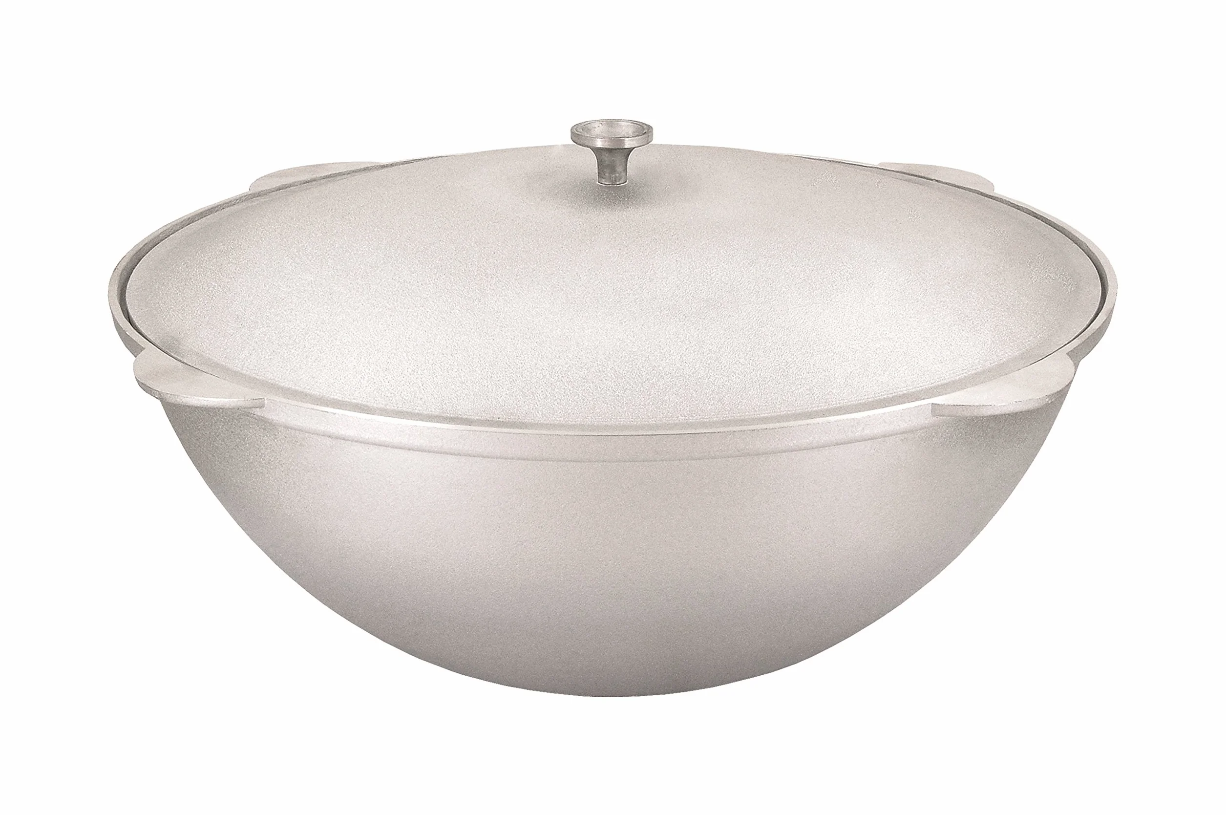Kazan Asia olla tatar skij con tapa Kasan Wok 15 l aluminio fundido