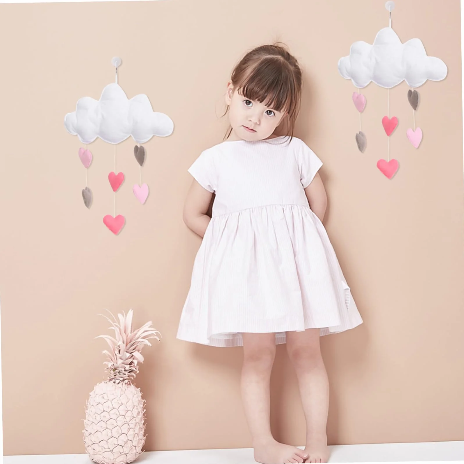 Toyvian Decoración Colgante Nube Gotas Lluvia Adornos Infantiles Habitación