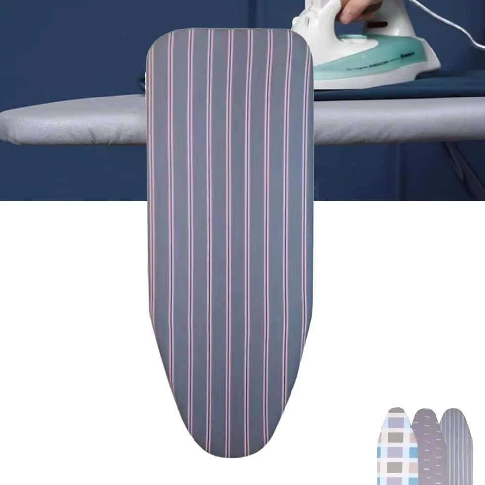 Almohadilla de 13 x 43 Pulgadas, Resistente al Calor con Acolchado de 2 Capas, Funda for Tabla de Planchar con elástico Ajustable ,Fundas para Tablas de Planchar(B,12x36 Inch(30x90 cm))
