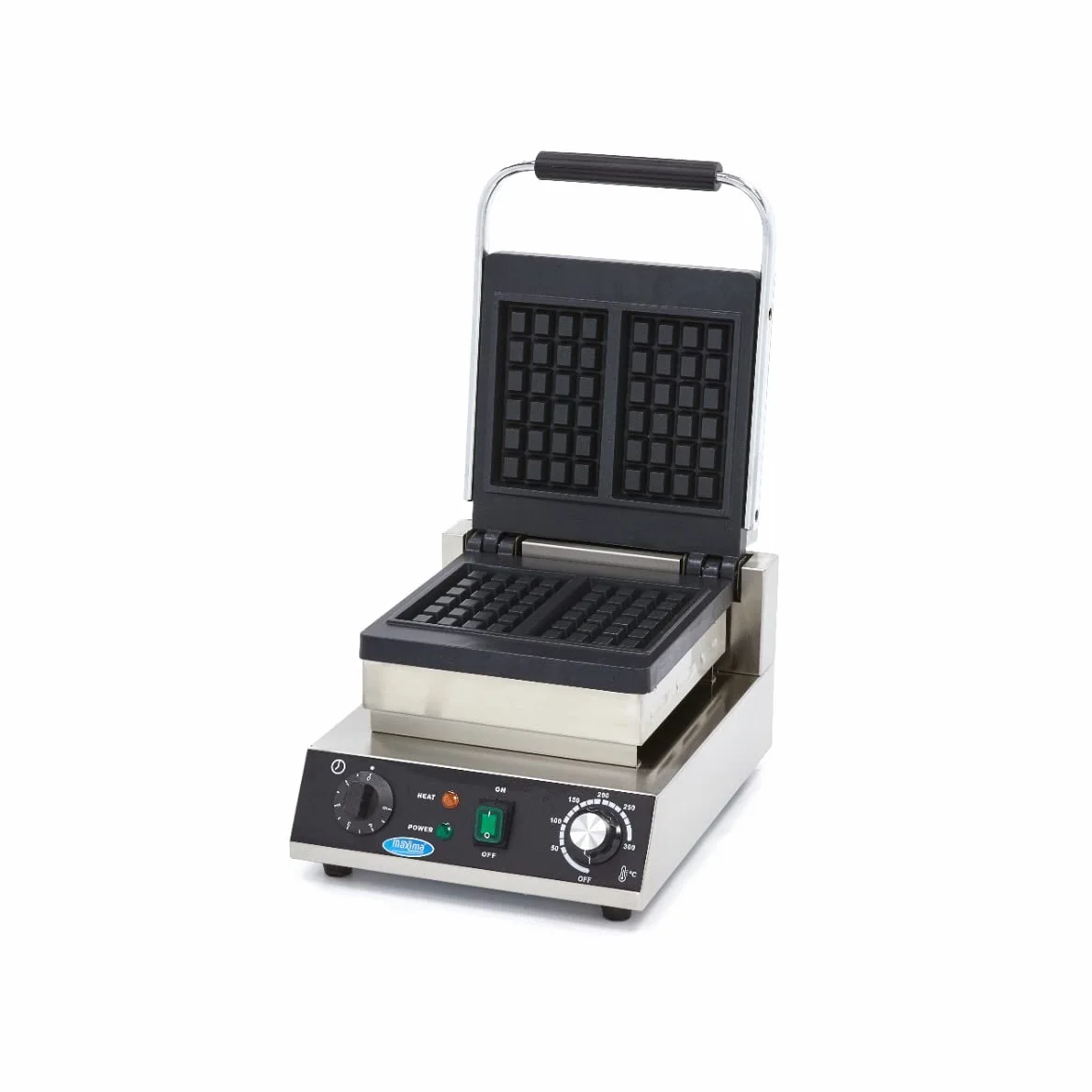 Gofrera 2 Piezas Bruselas Waffle - Recubrimiento Antiadherente - Gofres Clásicos - Gofrera - Profesional