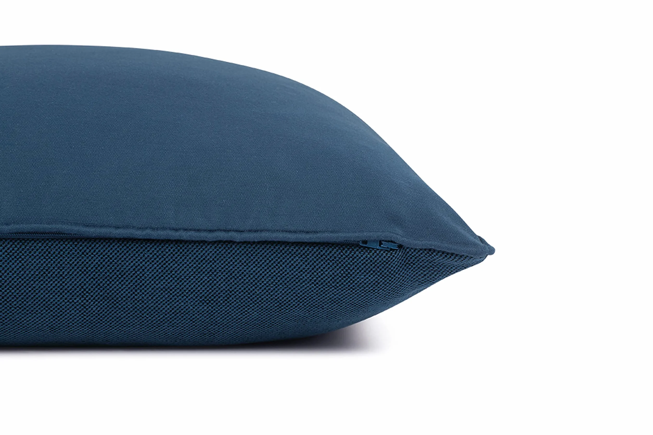 Schöner Wohnen Kollektion Juego de 2 fundas de cojín blandas, 45 x 45 cm, algodón, cojín decorativo azul, sin relleno, lavable, fácil de limpiar