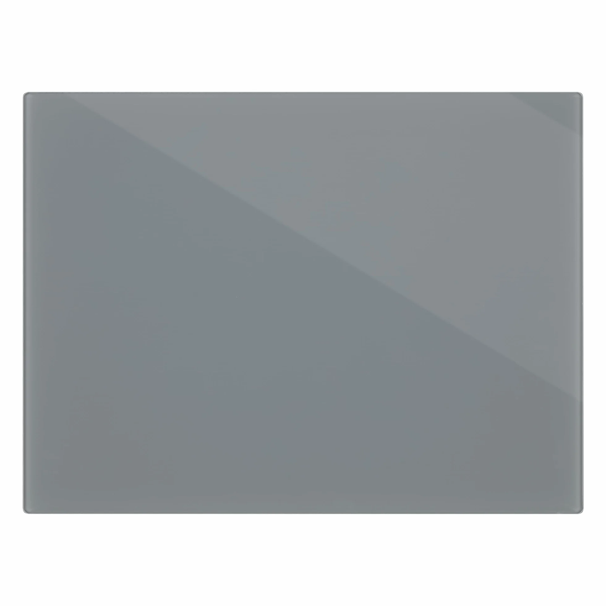 New York Central Paleta de Vidrio Templado Gris Rectangular de Mesa de 12 x 16 Pulgadas, Resistente a los arañazos, fácil de Limpiar, Paleta de Artista para una Mezcla precisa de Colores, reducción