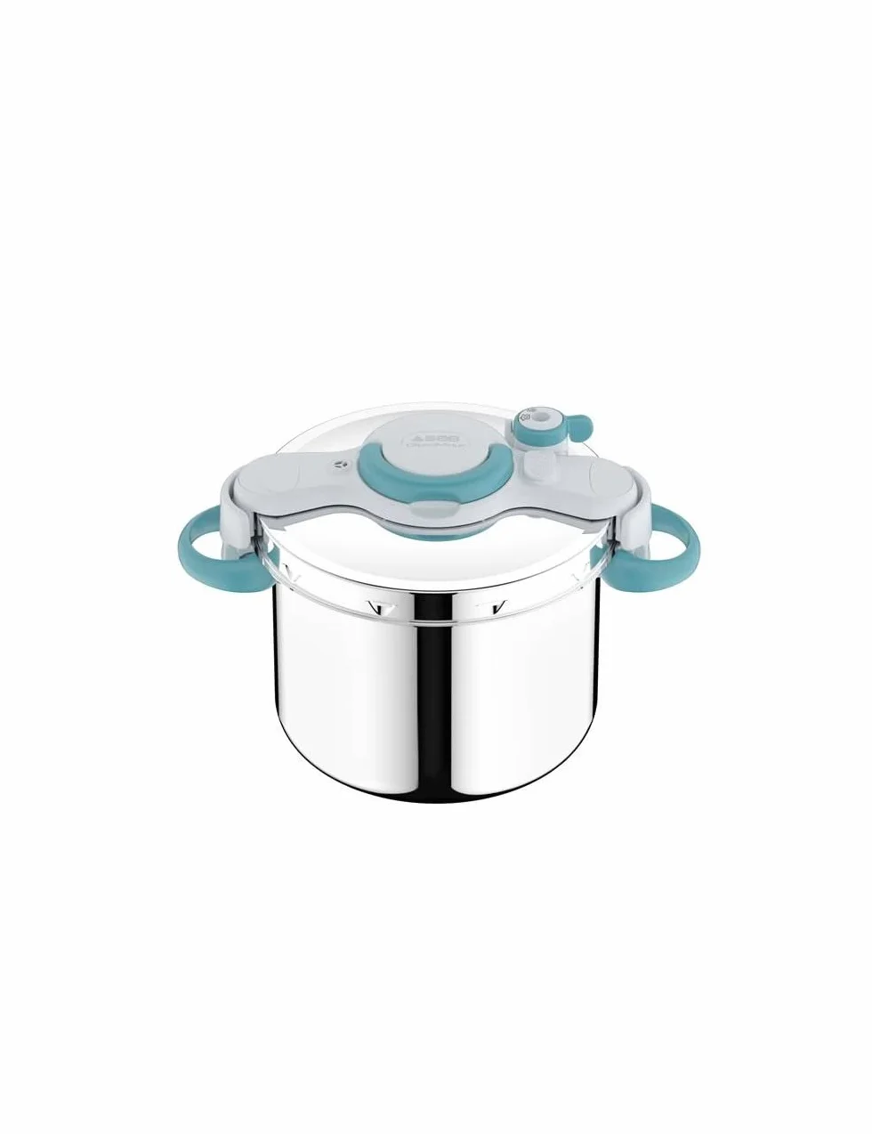 Seb ClipsoMinut Easy + Azul 9L Asas Rabatitables Cocotte-minute® Induction Libro de 100 recetas Olla a Cocina Inox Fabricado en Francia Fácil de usar, Fabricado en Francia